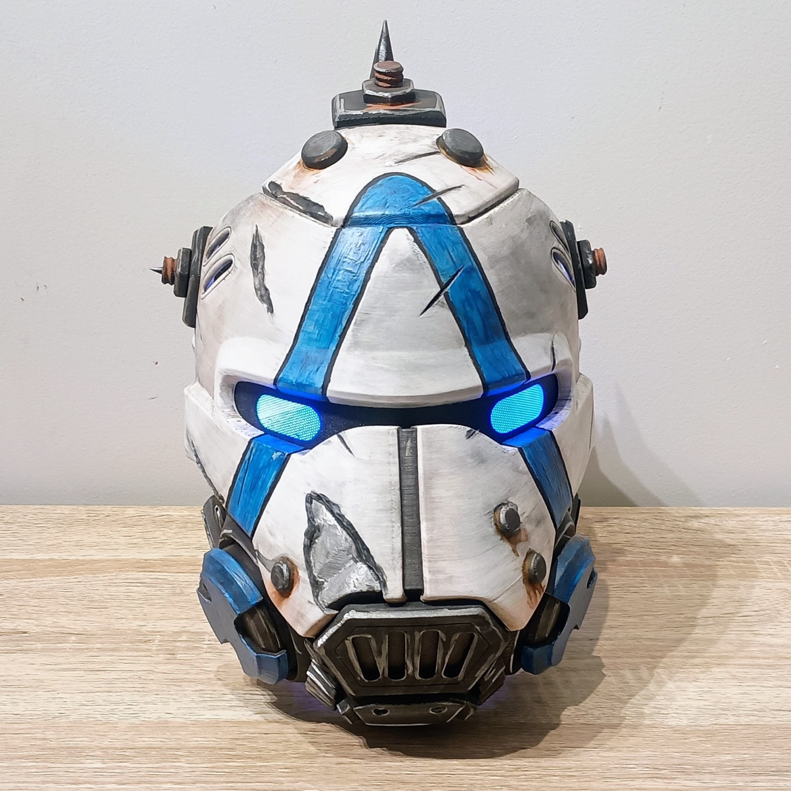 3D Printed Borderlands 4 Psycho Mask – LED Lenses – Finished & Wearable