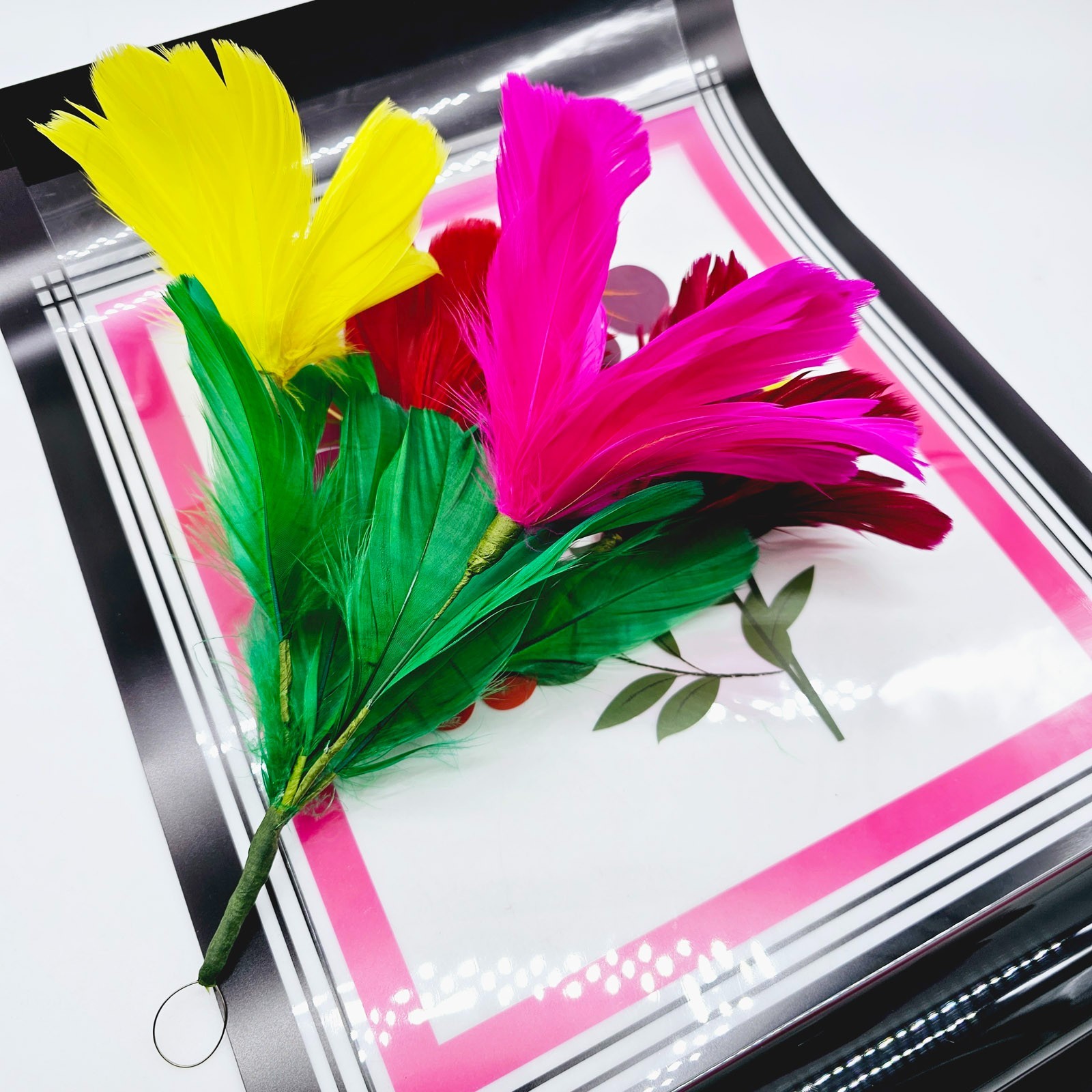 Crystal Flash Flower Feather Magic Trick Magician Gimmick Magic Prop