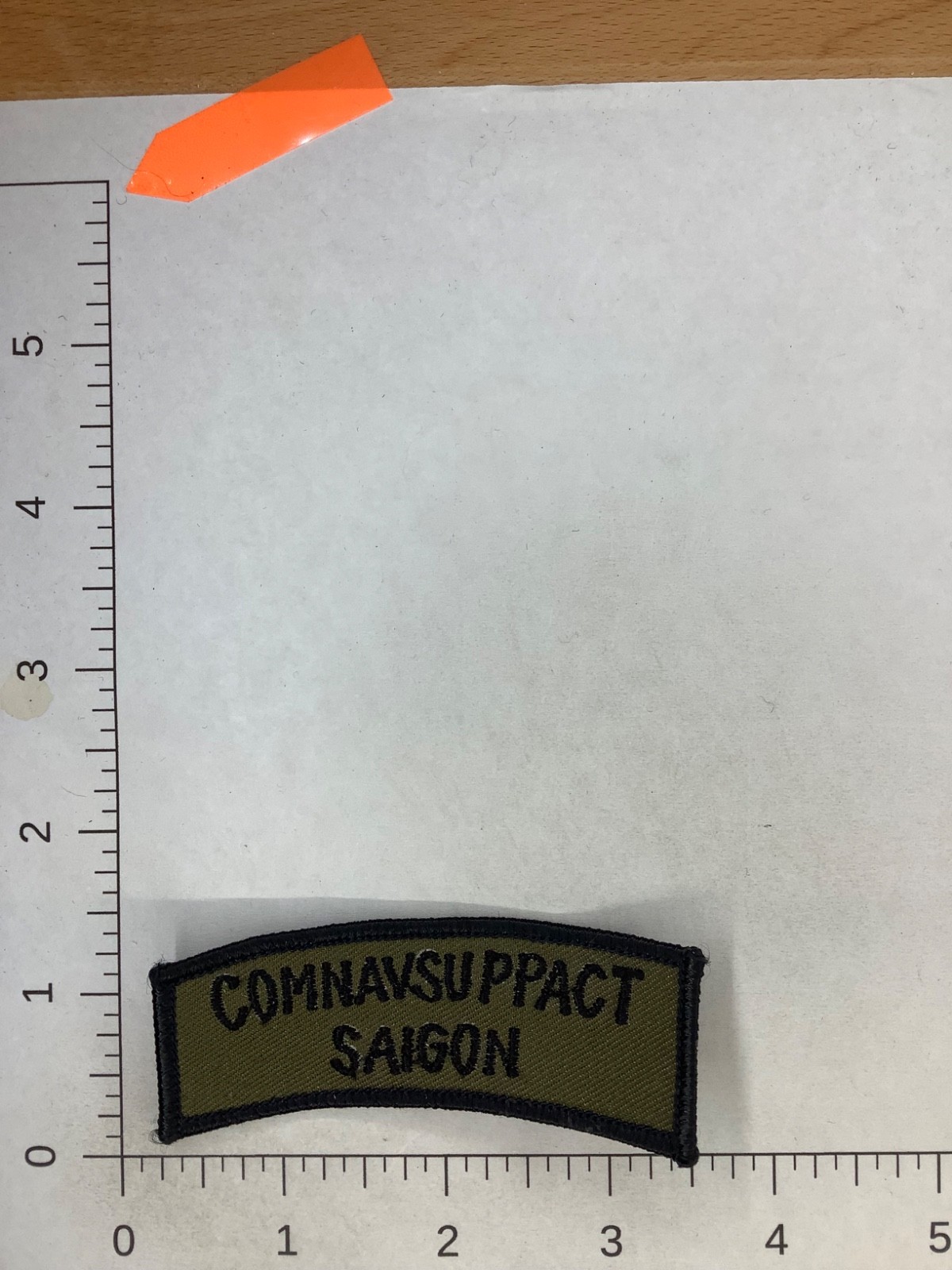 US ARMY COMNAVSUPPACT SAIGONTAB PATCH