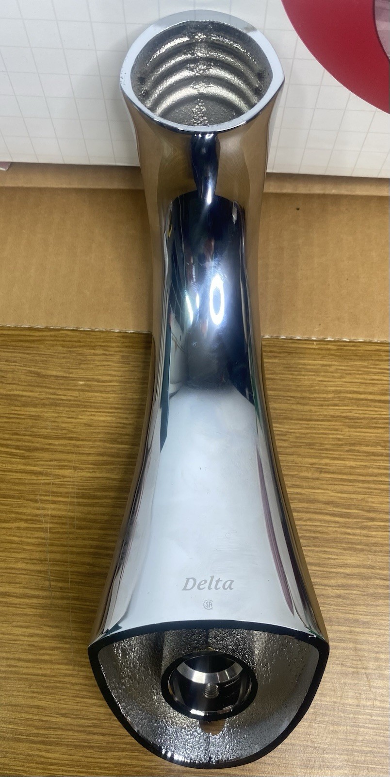 Delta #24483-22 Heavy Polished Chrome Lavatory Faucet Spout-New