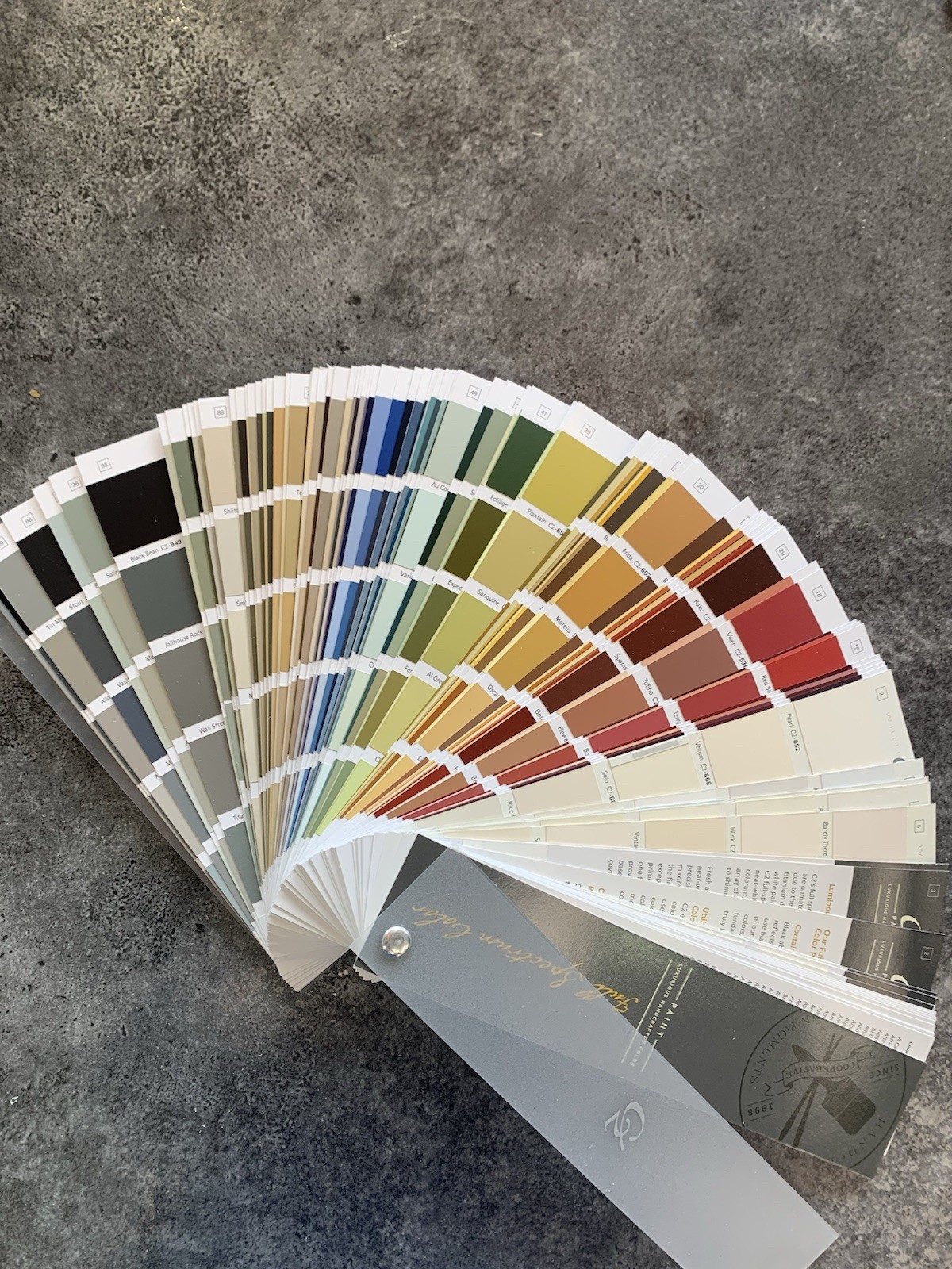 C2 Paint Interior/Exterior Fandeck For Selecting Colors