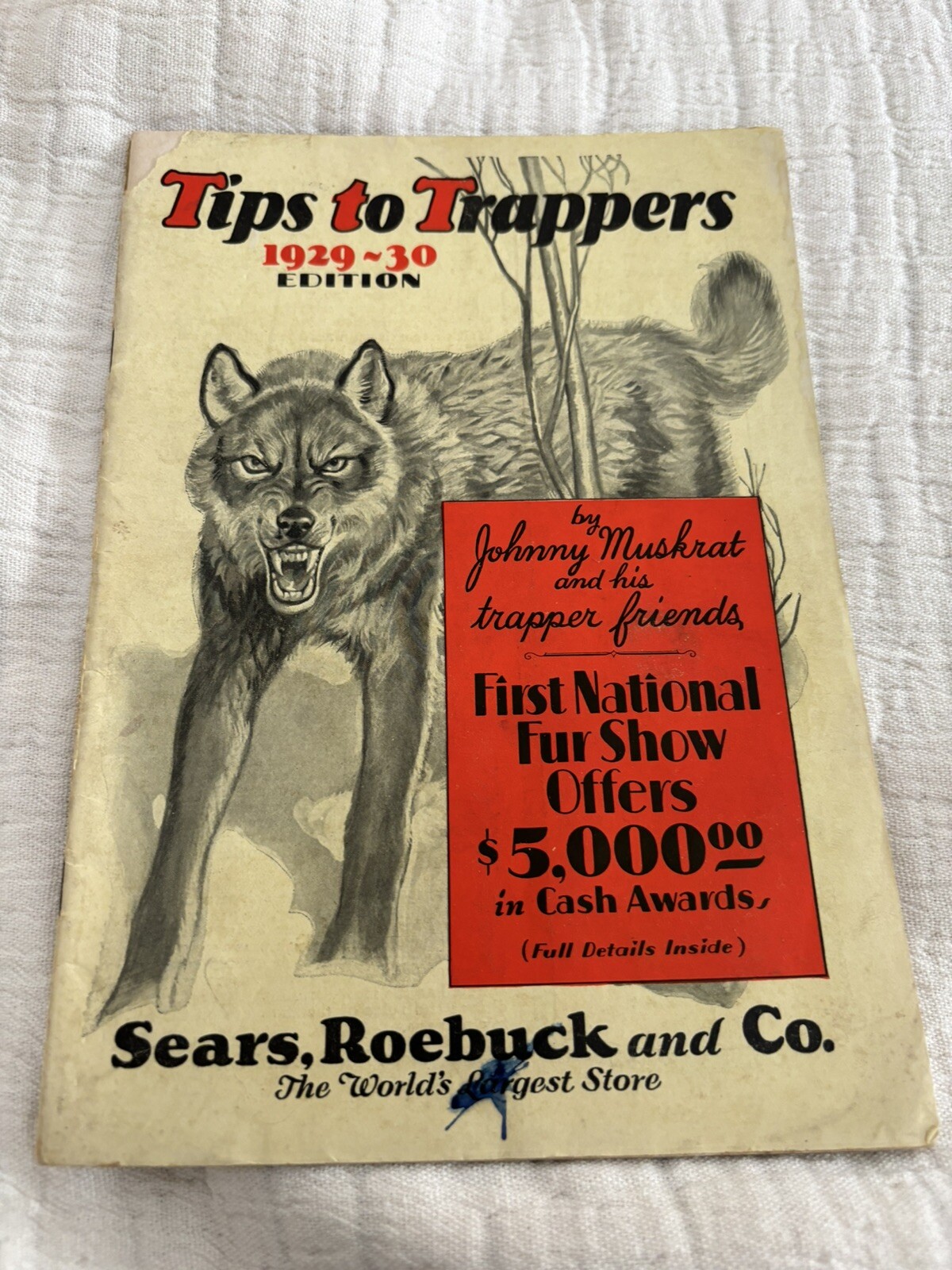 Tips To Trappers (sears and Roebuck) 1929-30