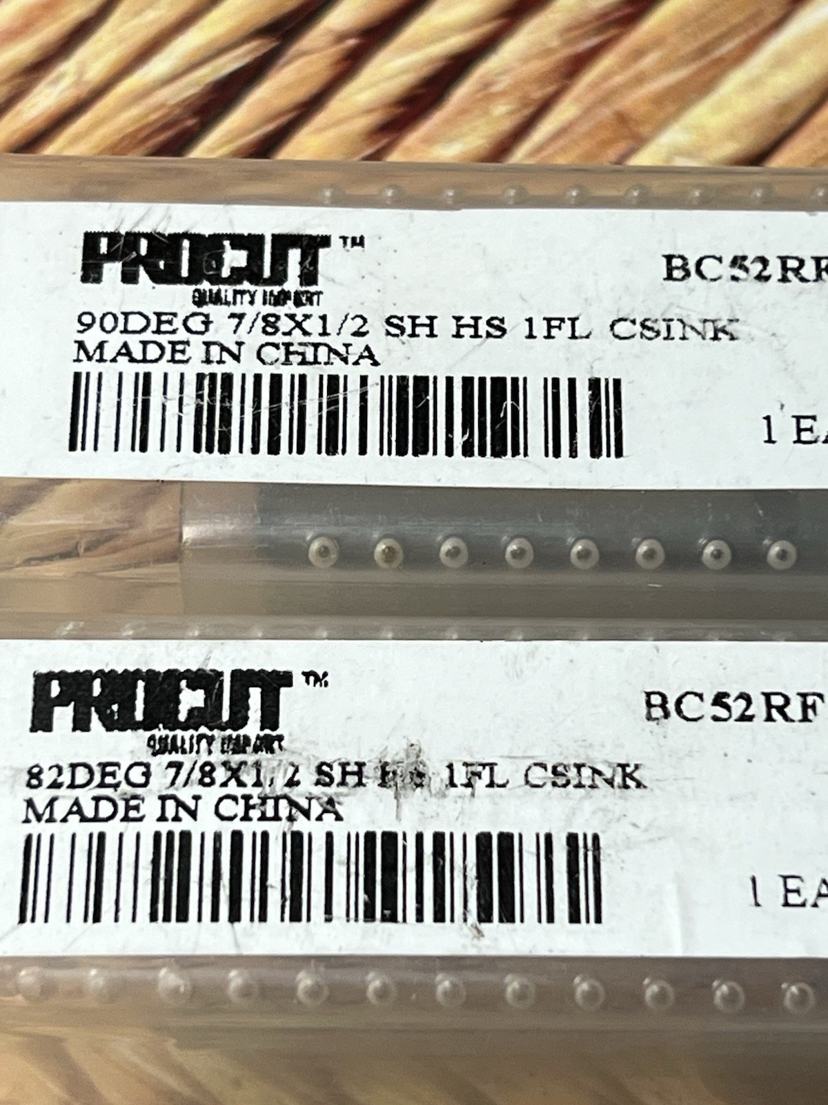 ProCut HSS 82° & 90° Countersinks 7/8” with 1/2” Shank 1 Flute (A2)