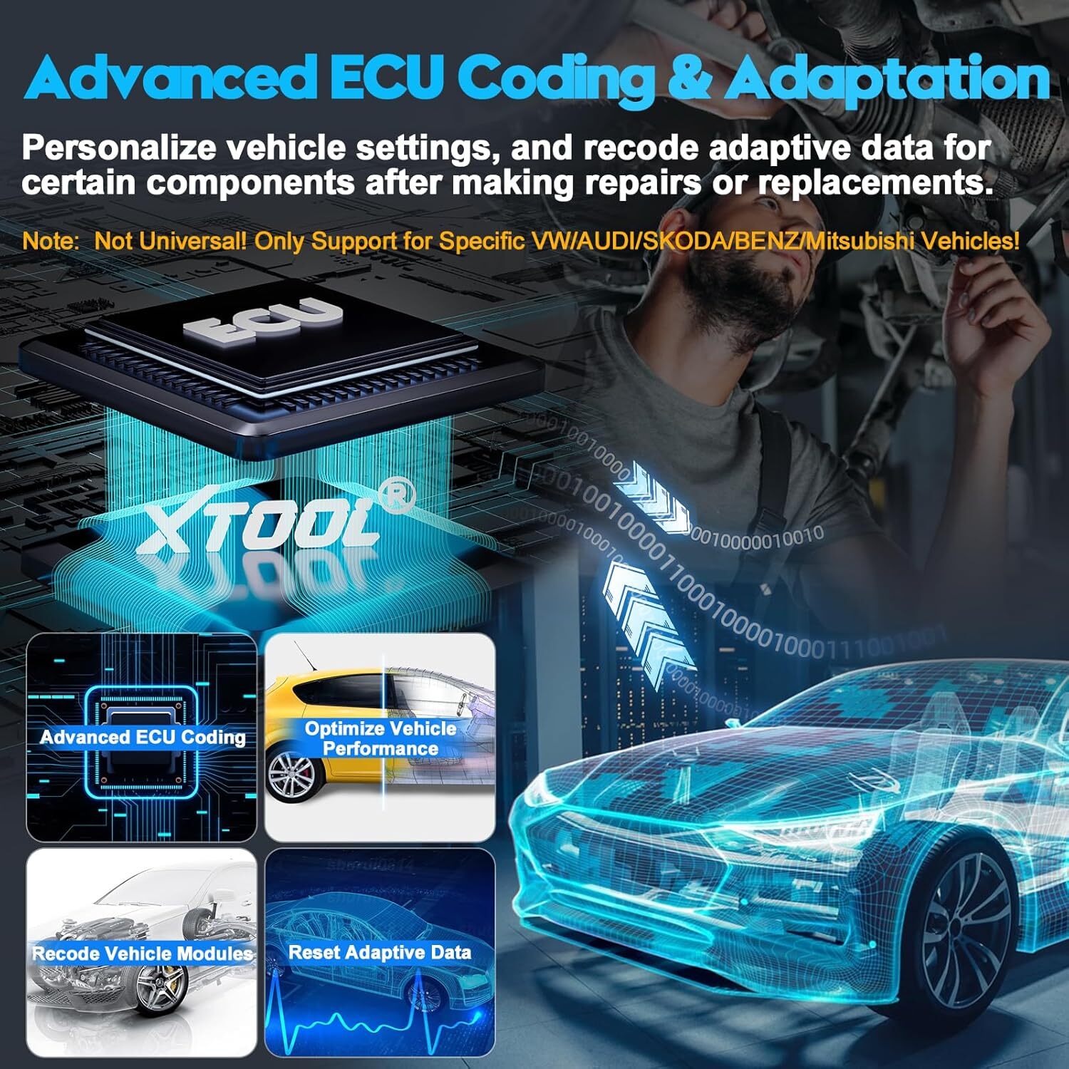 2024 Newest XTOOL D7 WIFI Car Diagnostic Tool Full System Scanner Active Test