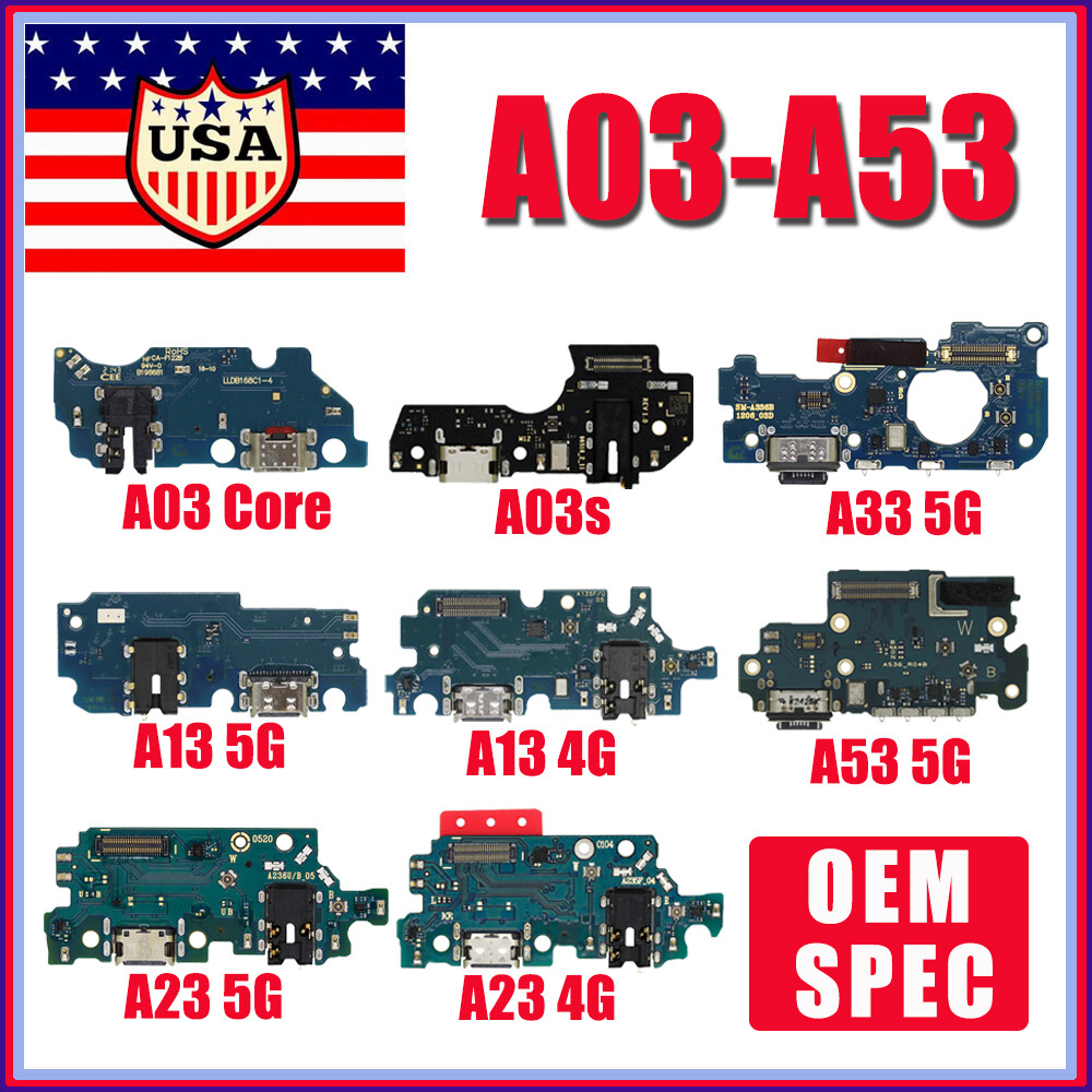 OEM Charging Port Board Connector For Samsung Galaxy A03 Core A13 A23 A33 A53 5G