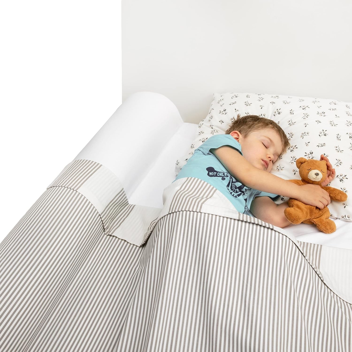 BANBALOO | Bed Bumper for Toddlers - Premium (60 with Cover), White