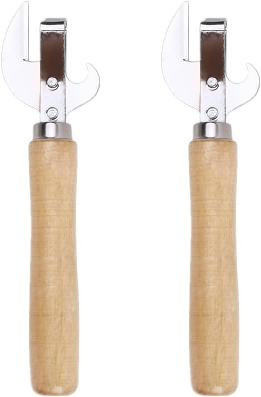 2 PCS Can Opener Vintage Manual Small, Stainless Steel