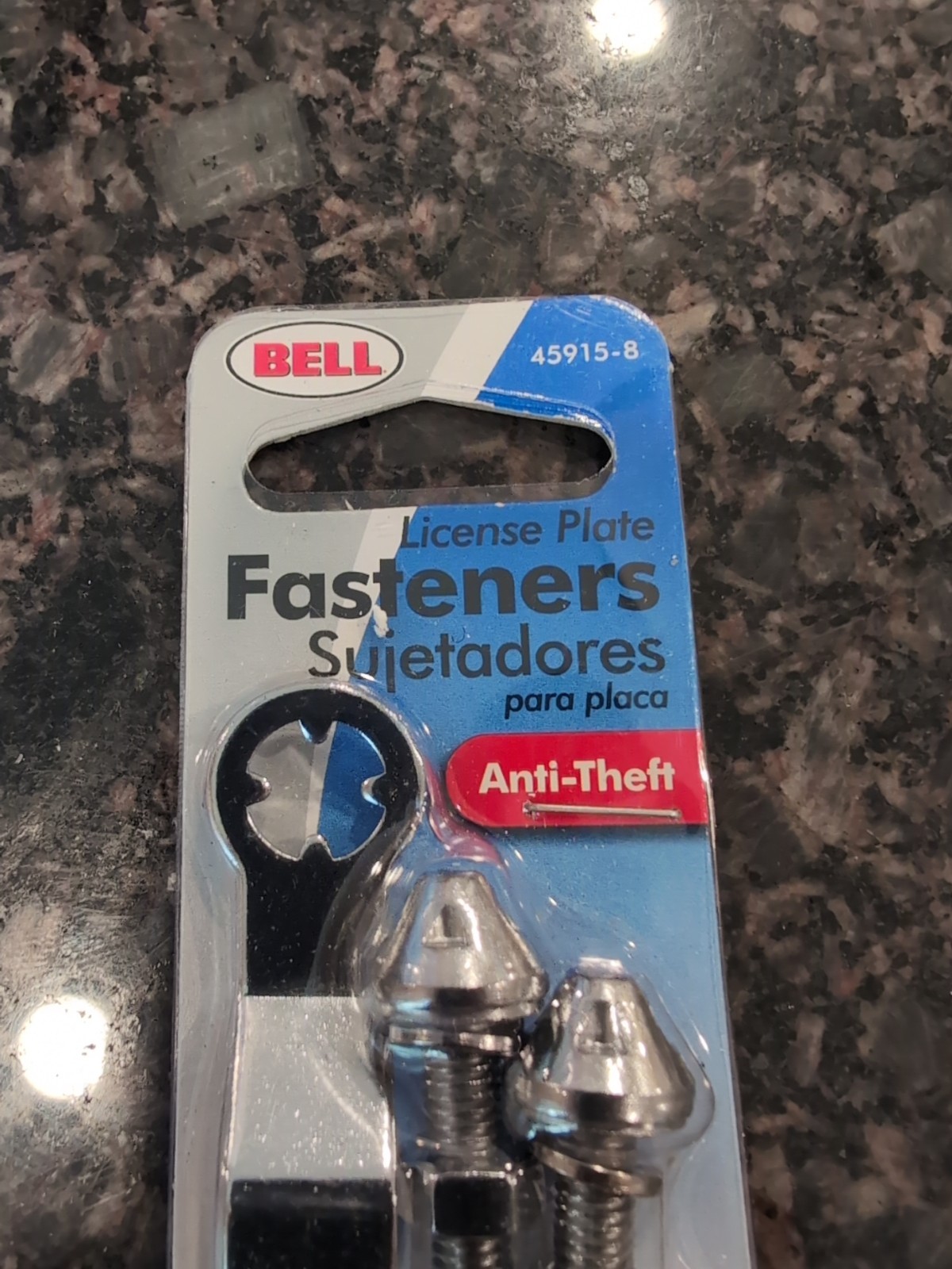 Bell Automotive 22-1-45915-8 Anti-Theft License Plate Fastener