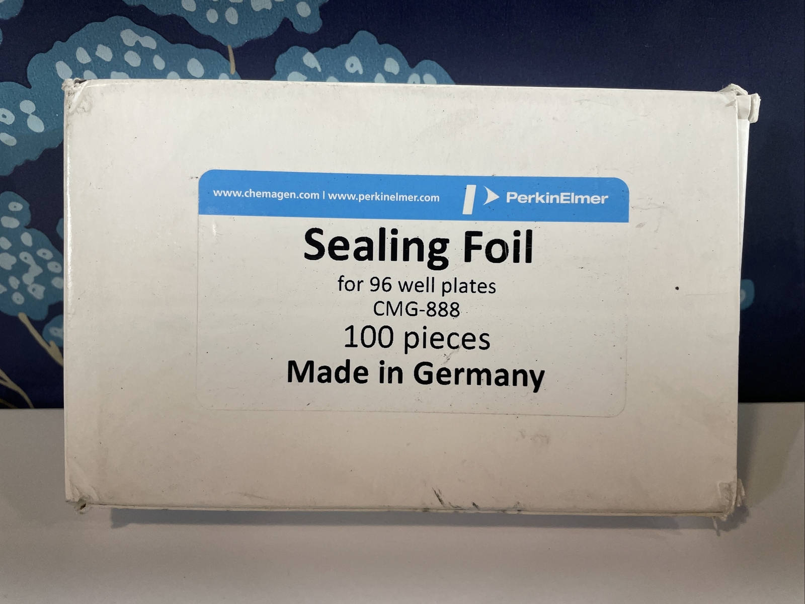 Perkin Elmer Sealing Foil for 96 Well Plates CMG-888 100 Pieces Made in Germany