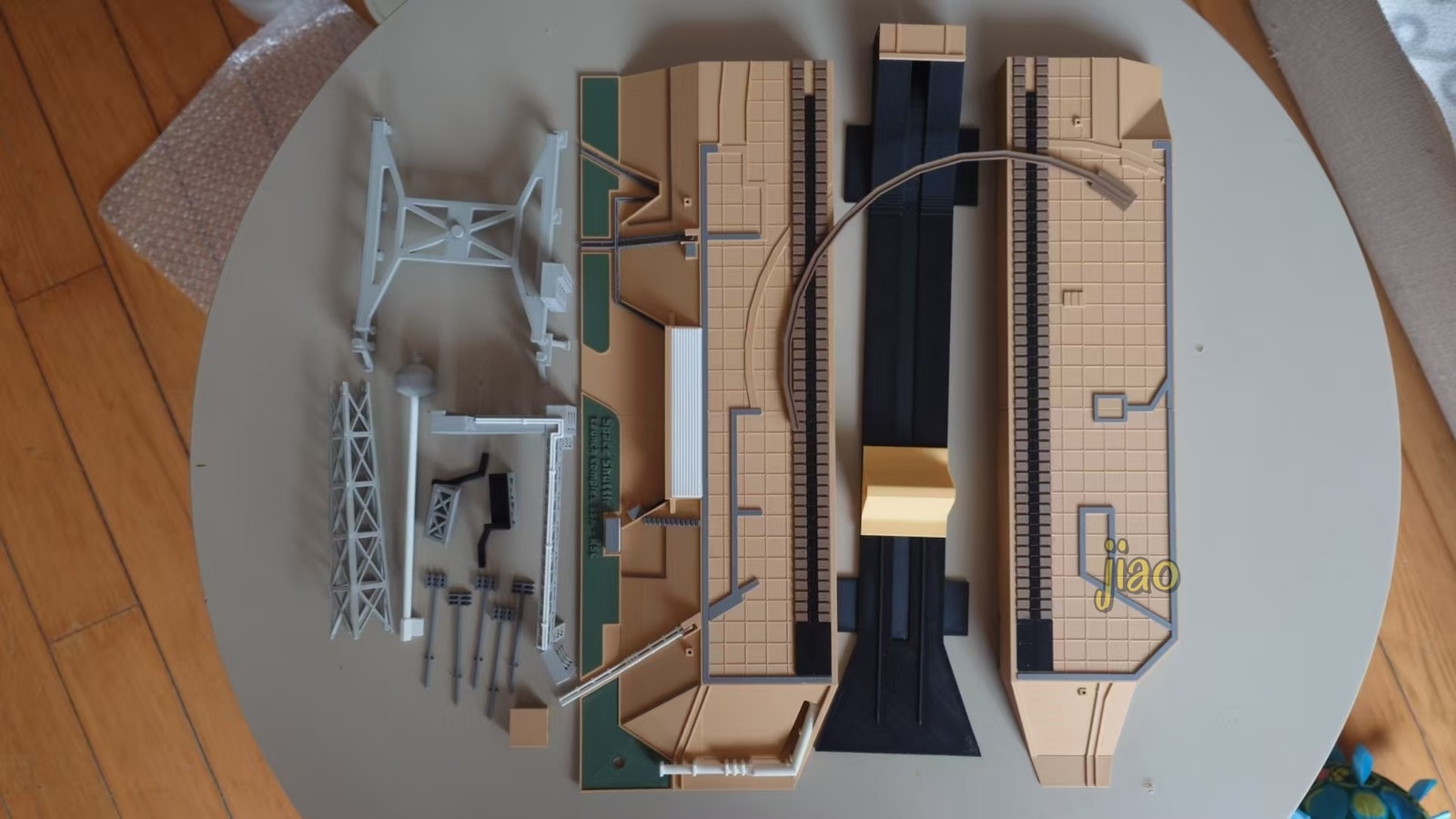 1/400 39A Space Shuttle Launch Site 3D Printed Painted Model