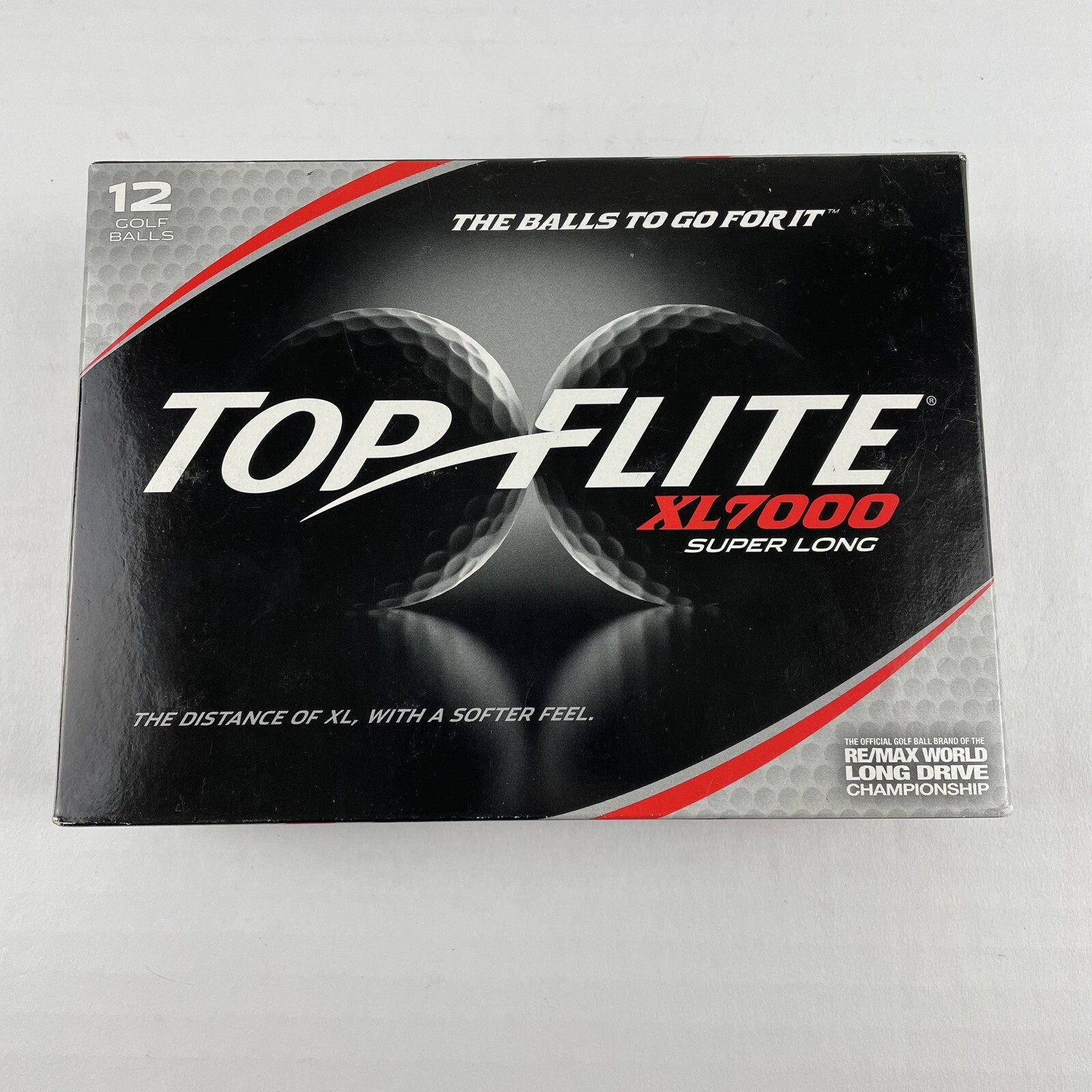 Top Flite XL7000 Super Long Golf Balls Dozen 12 White New
