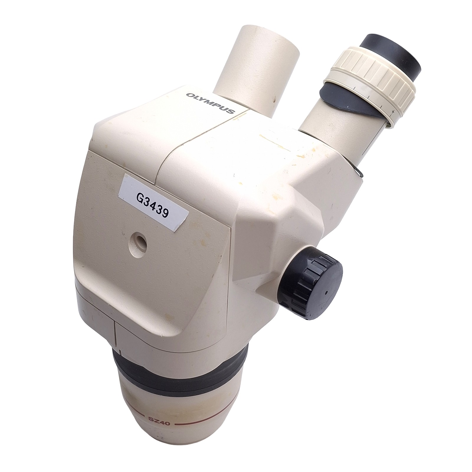 Olympus SZ4045 Microscope Head, 110mm WD, 0.67x ~ 4x Mag. *No Eyepieces*