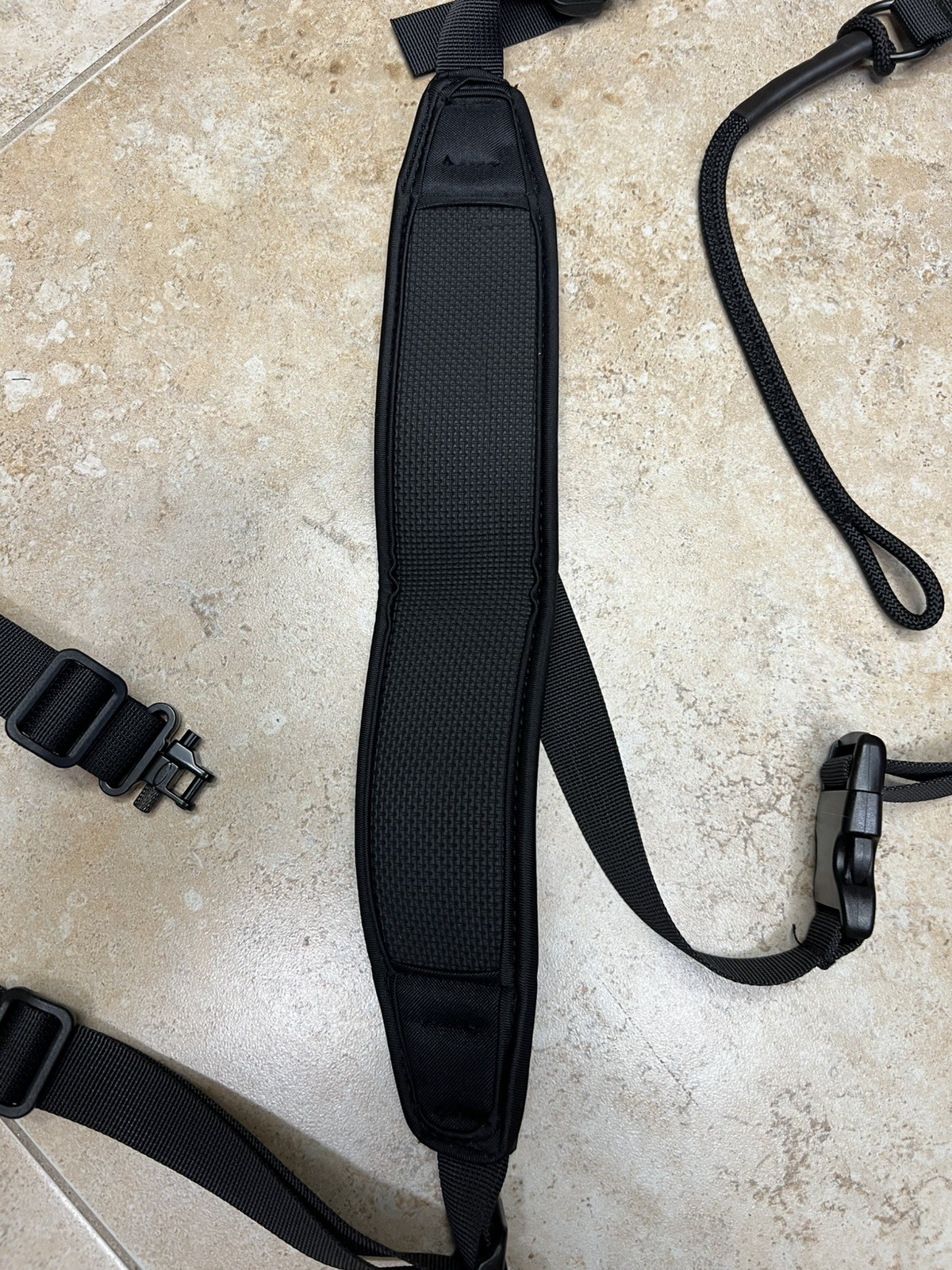 HelloMaterials Tactical Sling Strap Modular Pull Tab 2 Point Quick Adjust New