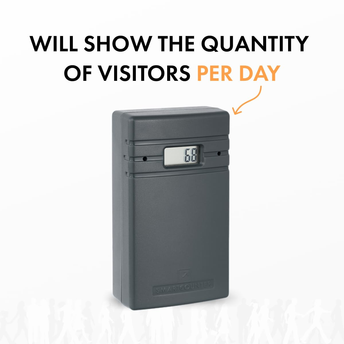 Retail People Counter Security Checkpoint - Smart Traffic Counter, Wireless