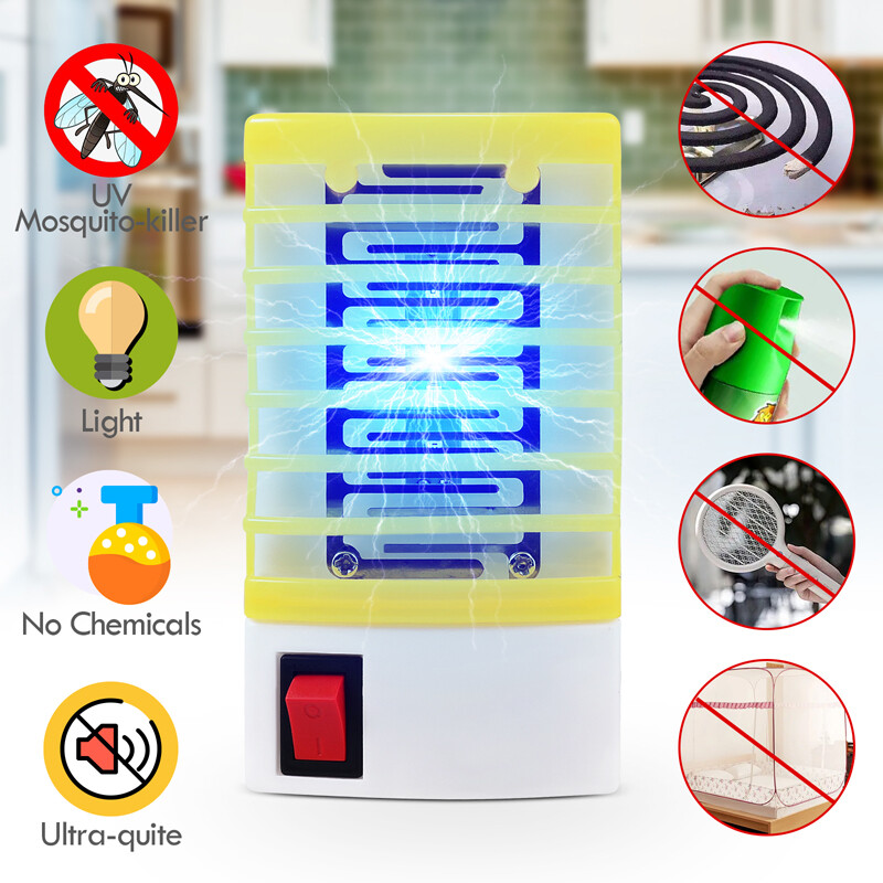 Bug Zapper, Fruit Flies Trap, Electric Mosquito & Fly Zapper/Killer Wall Plug in