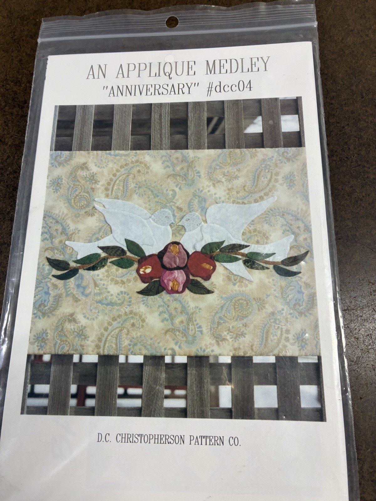 An Appliqué Medley Floral Swag