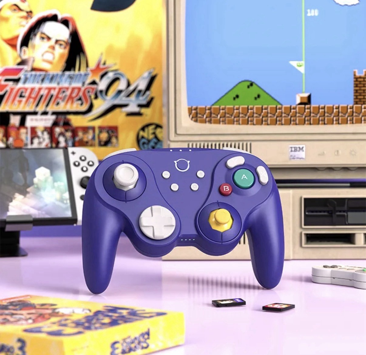 NYXI Warrior Lite Bluetooth Wireless Controller Blue for Switch