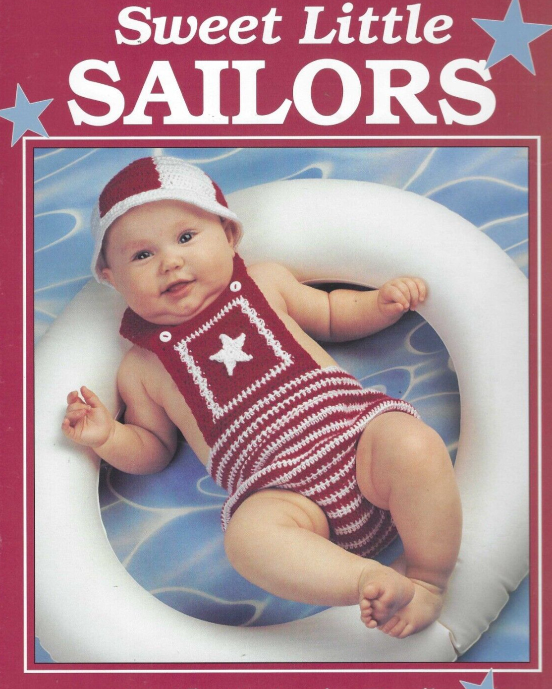 SWEET LITTLE SAILORS--Baby Clothes--4 Designs--Leisure Arts--Pattern Booklet