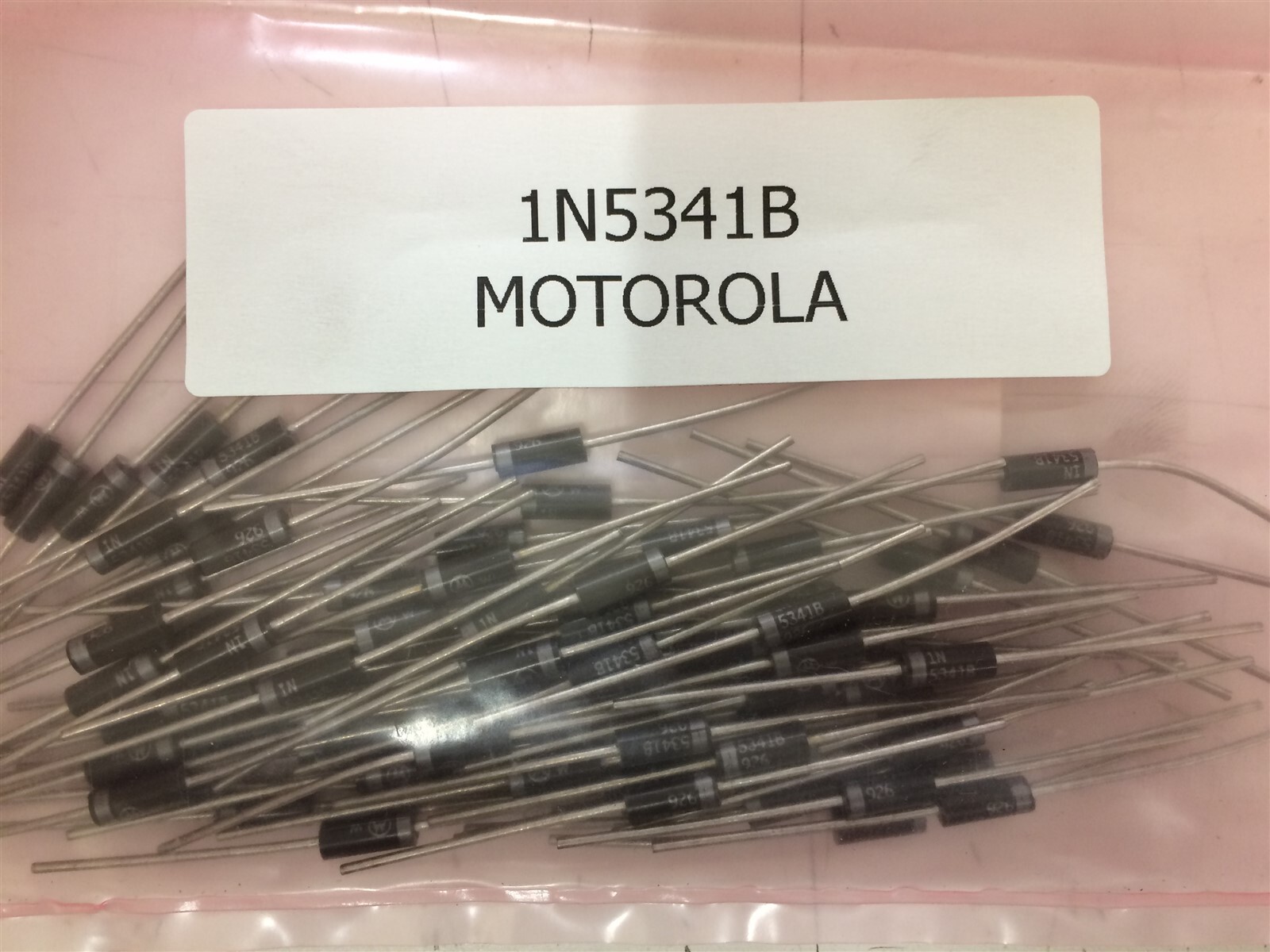 1N5341B MOTOROLA DIODE ZENER 6.2V 5W DO15 AXIAL 22 PIECES
