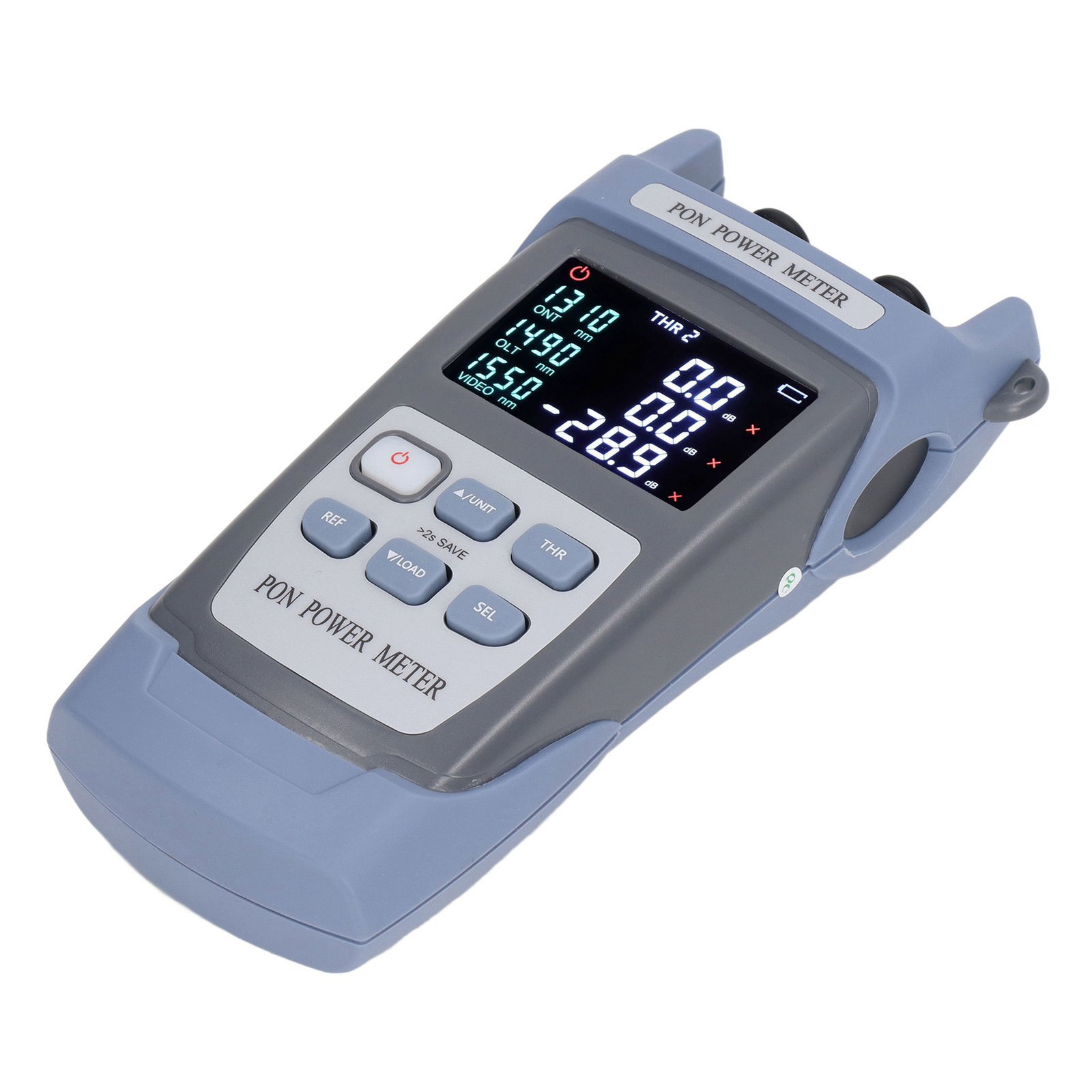 Digital Optical Fiber Power Meter Portable Data Storage Optic Cable Tester For E