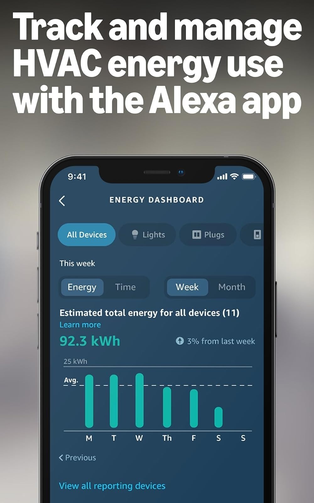 Amazon Smart Thermostat - Energy Saving, Alexa Compatible, C-wire Required