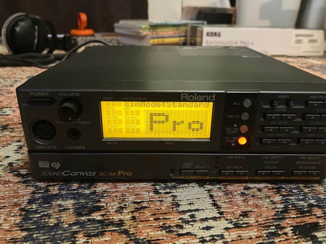 Roland SC-88 Sound Canvas MIDI Module Tested Working No Noise Battery Japan