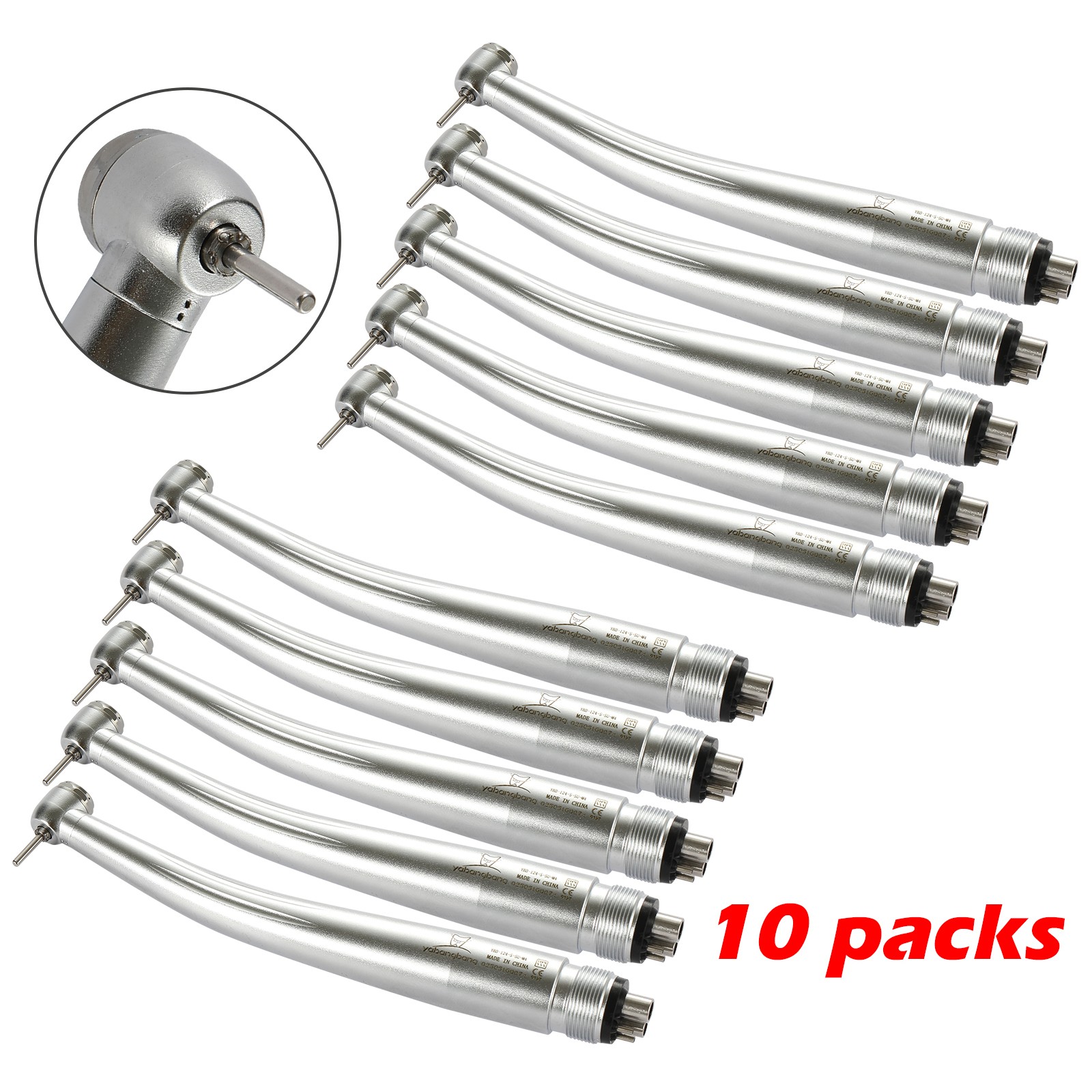 4Hole Dental High Speed Handpiece Pediatric Push Mini Small Head NSK Style sa