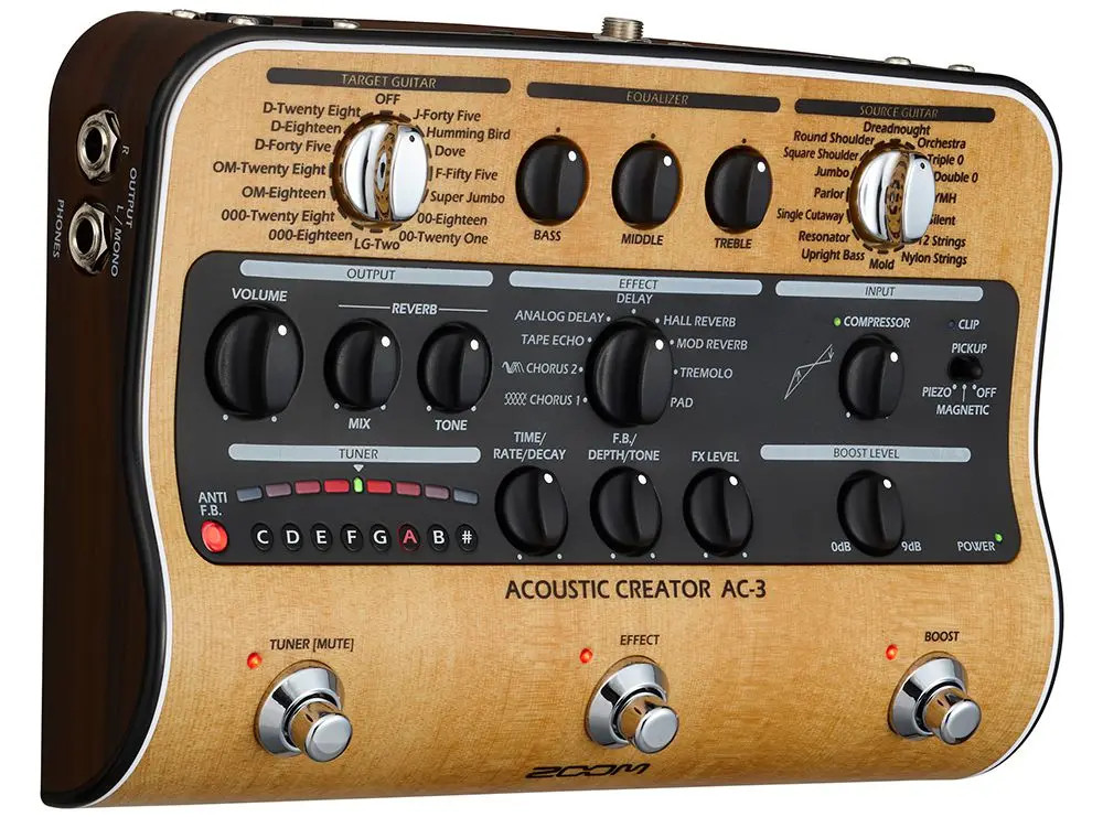 Zoom AC3 Acoustic Creator Pedal