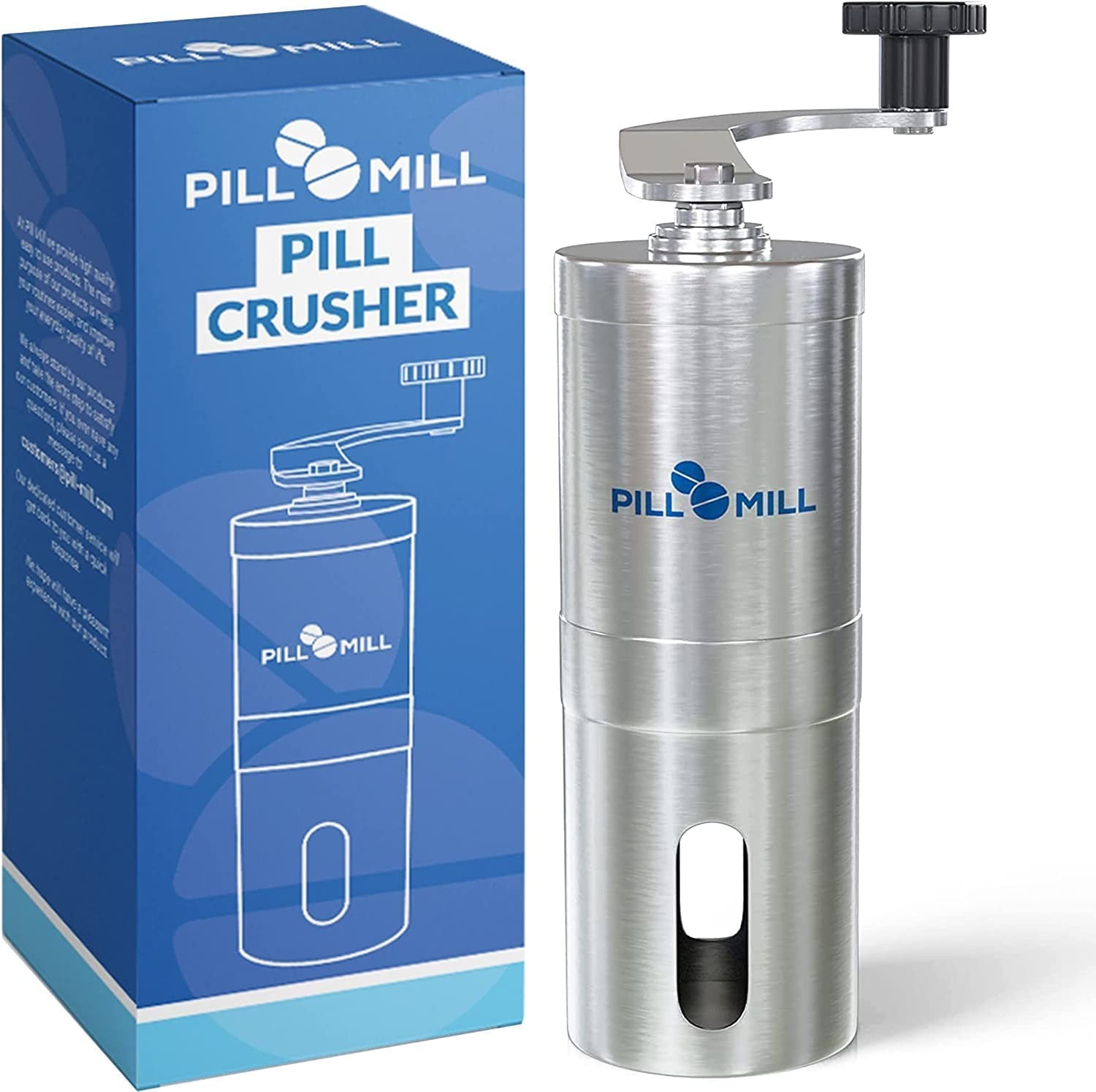 Pill Mill Pill Crusher - Crushes Multiple Tablets To A Fine Powder - M