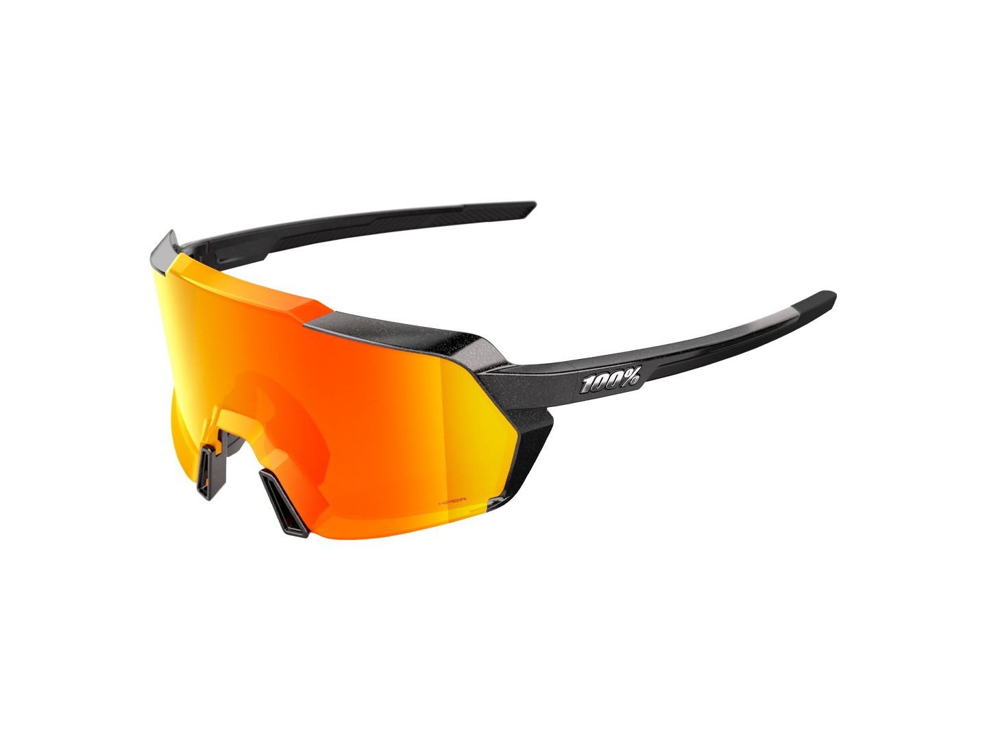 100% Korbin HiPER Lens Sunglasses One size Black/Red