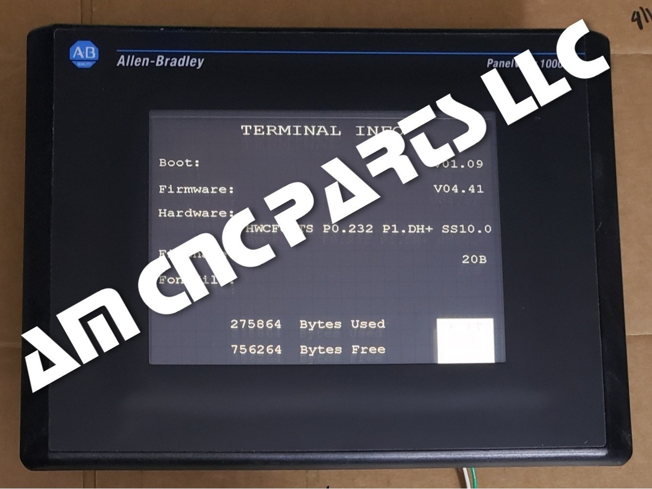 Allen Bradley 2711-T10C8/D  FRN 4.41 PanelView 1000 *EXCELLENT & NEW OVERLAY*
