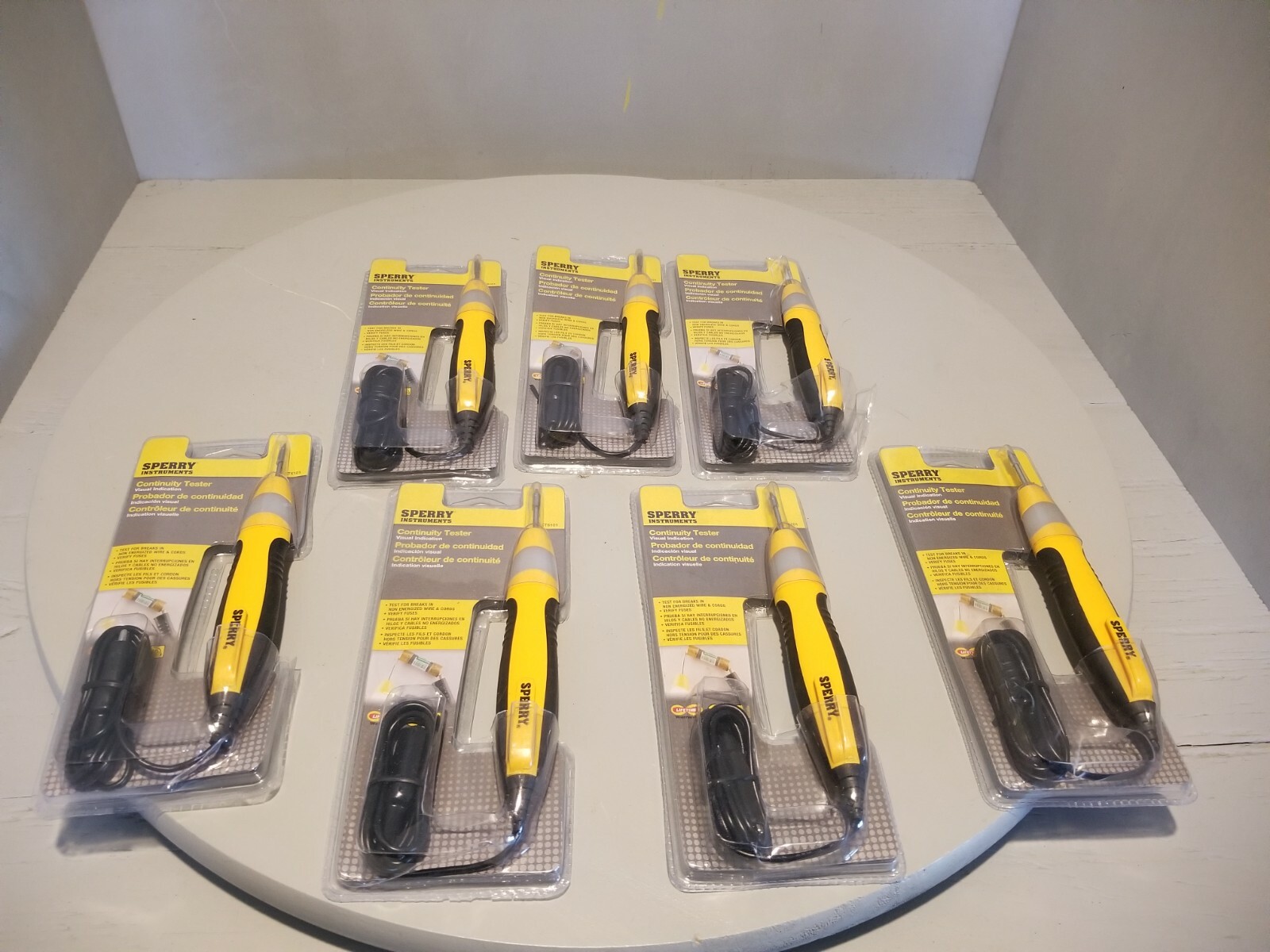 Lot of 7 Sperry Instruments Continuity Tester, CT6101