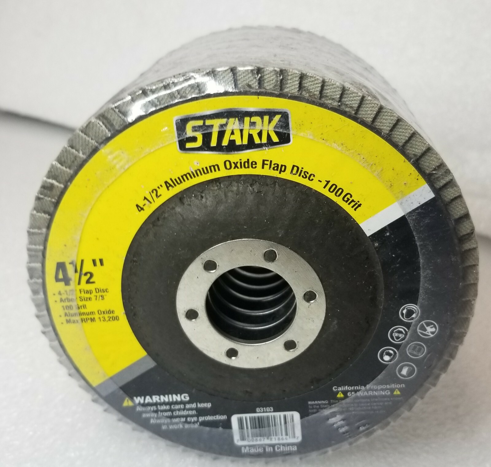 (10) 4 1/2" Aluminum Oxide Flap Disc 4 1/2" x 7/8"
