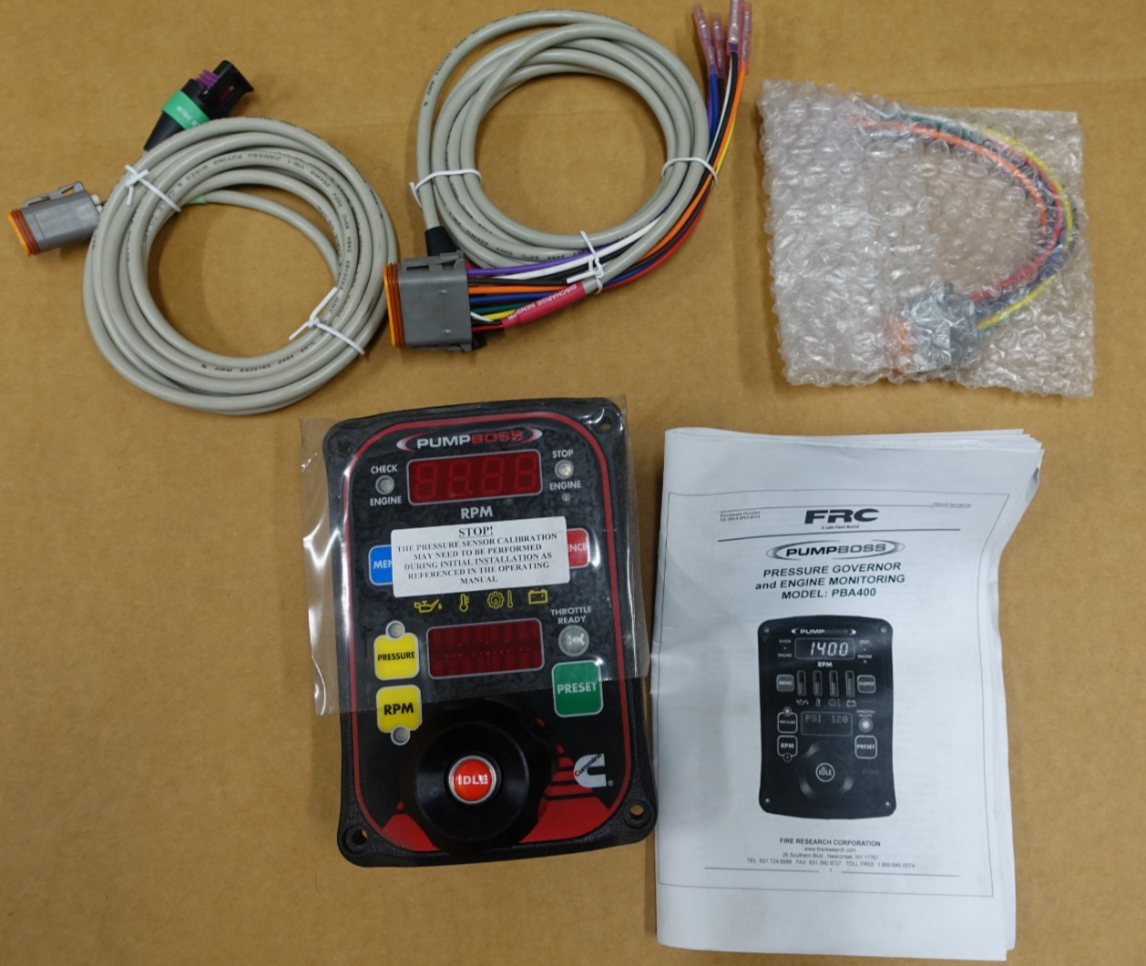 FRC PumpBoss Pressure Governor XE-PB401-D0A Cummins Pump Control Fire Research