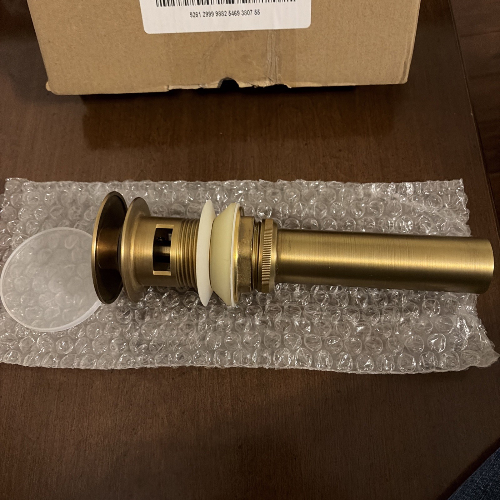 Antique Brass Pop Up Bathroom Sink Basin Waste / Drain With Overflow asd001