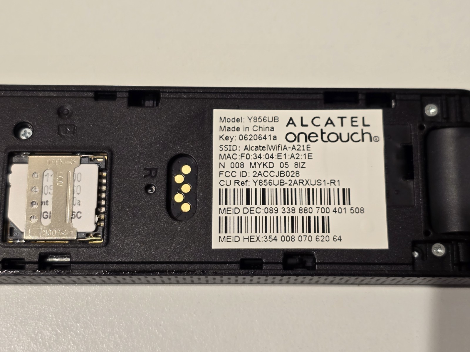 Sprint Alcatel OneTouch Ride-Fi Y856UB USB Modem