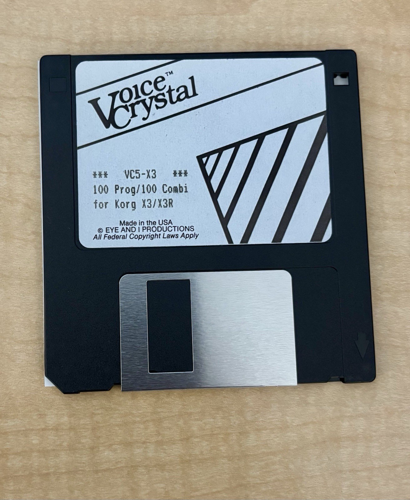 Korg X3 Voice Crystal Floppy Disk