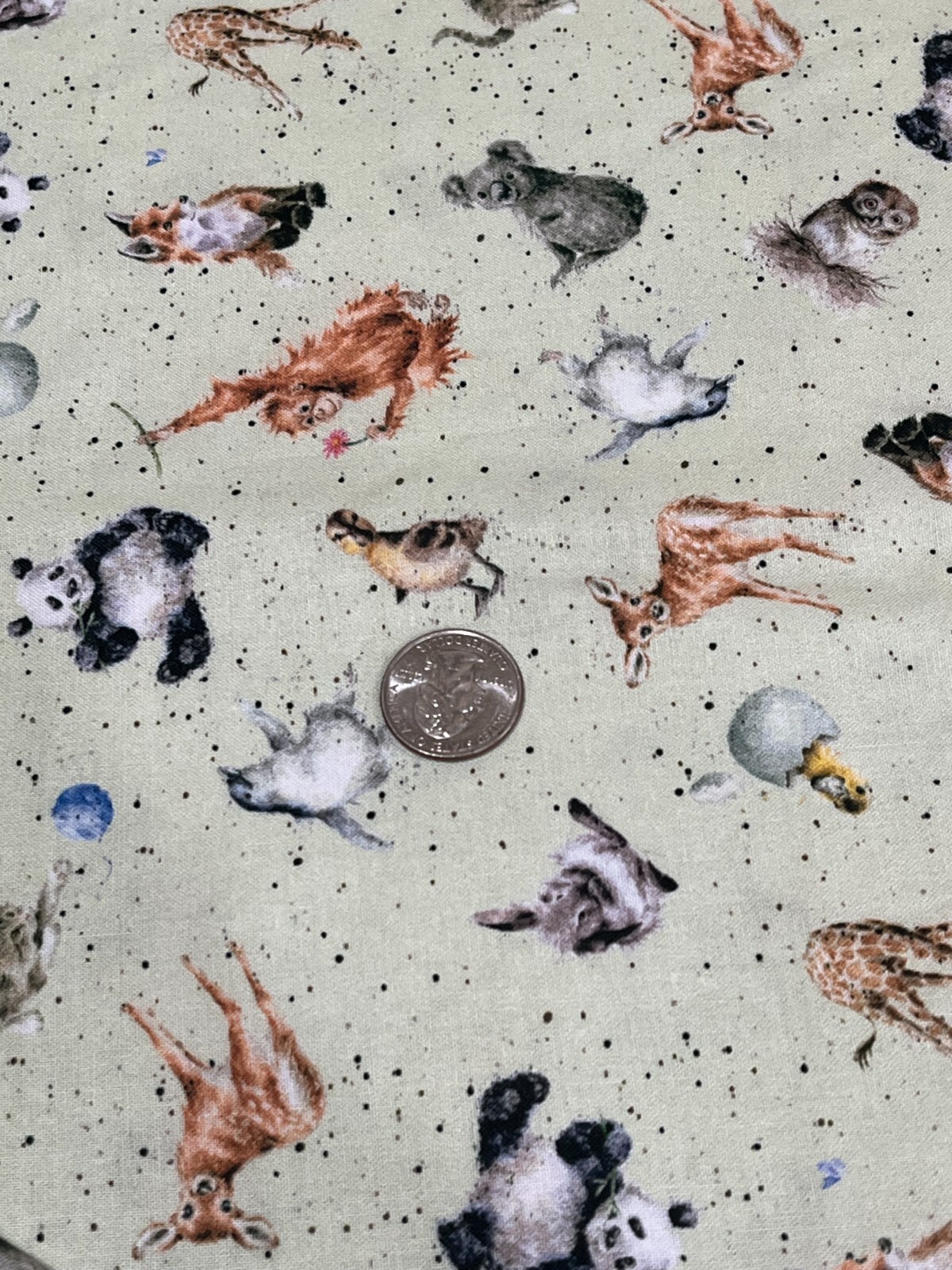 Love Is fabric by Hannah Dole - Maywood - Remnant