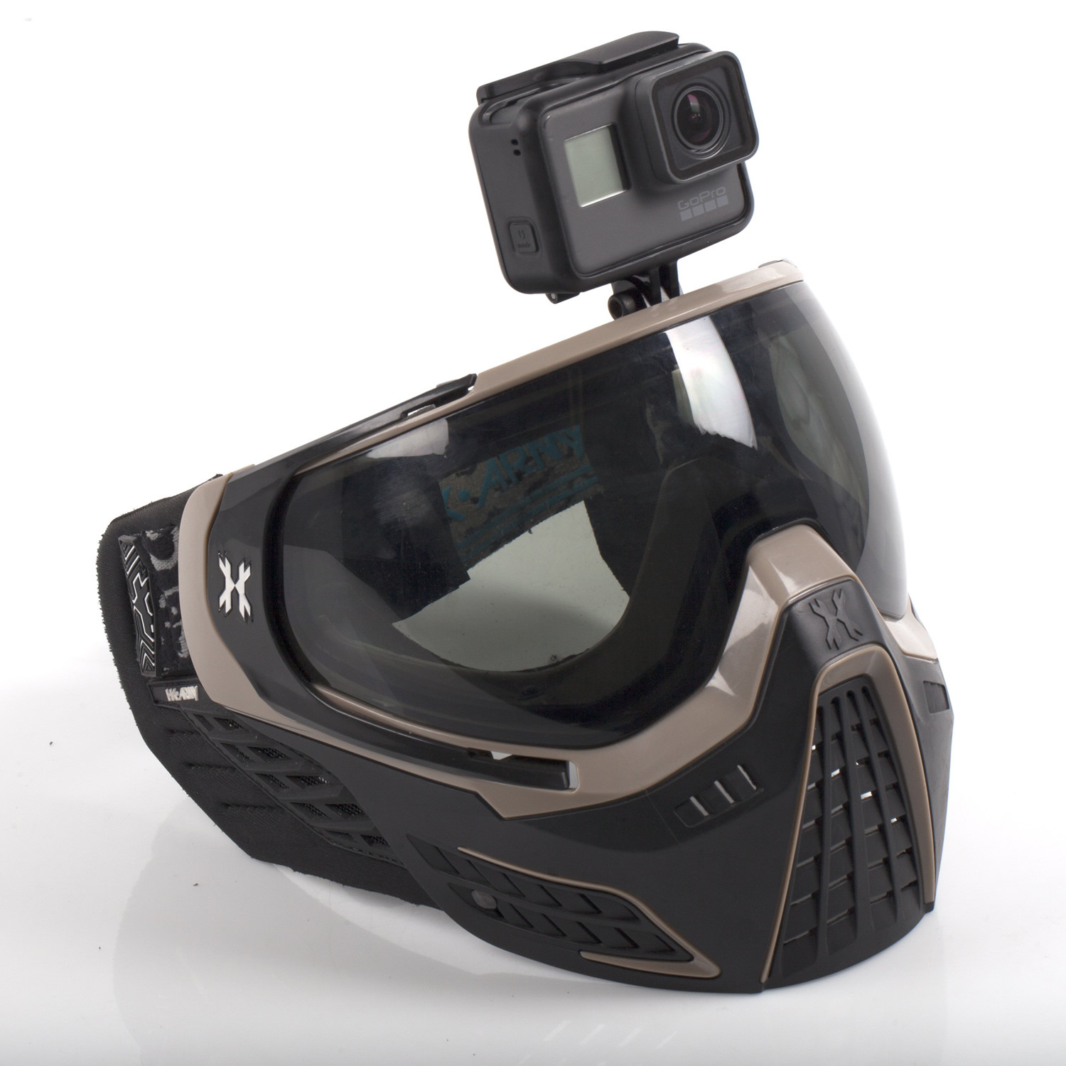 HK Army Goggle Camera Mount - Black - Paintball