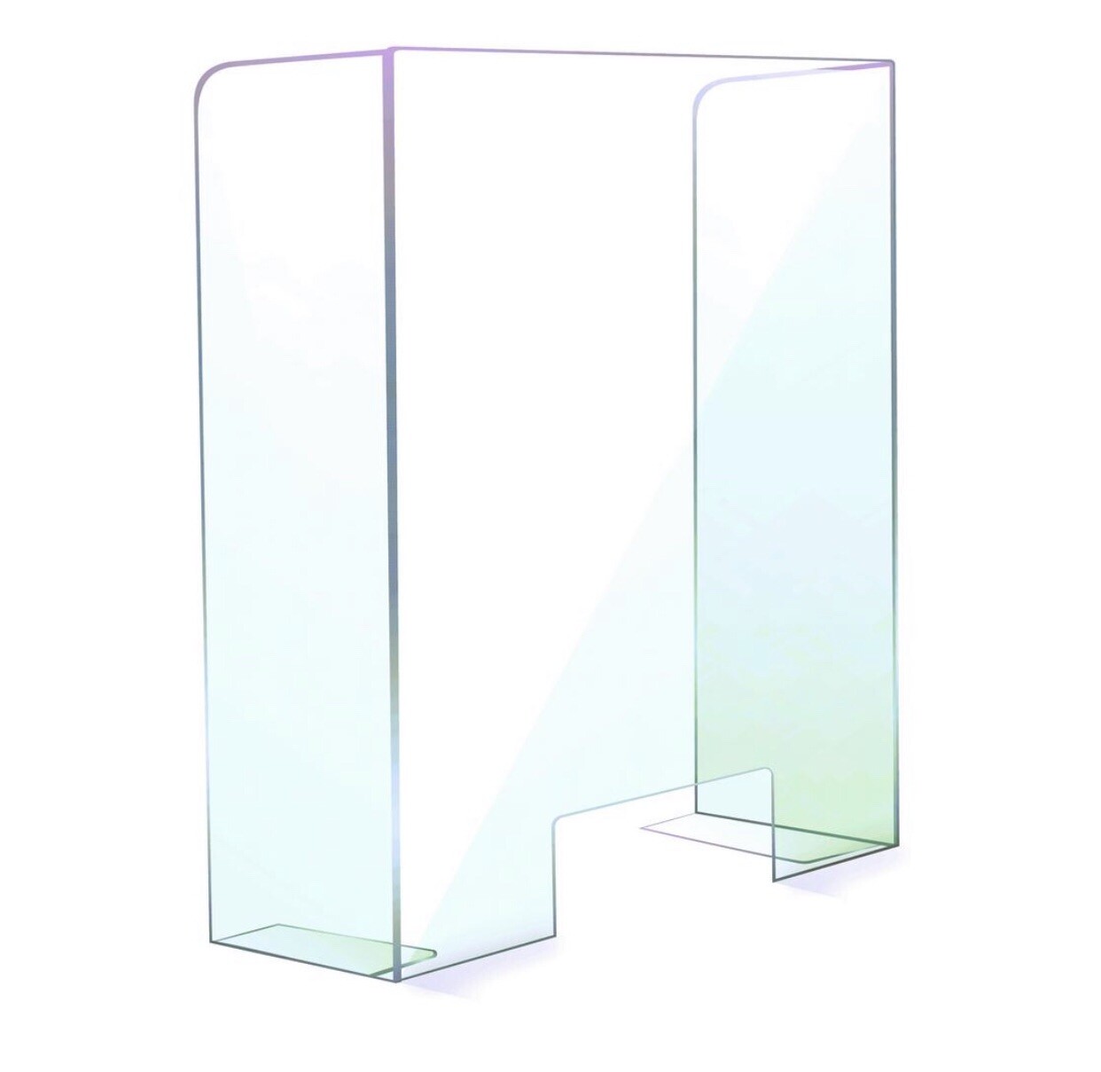 Sneeze Guard 24 in. x 32 in. with 6. in. Sides