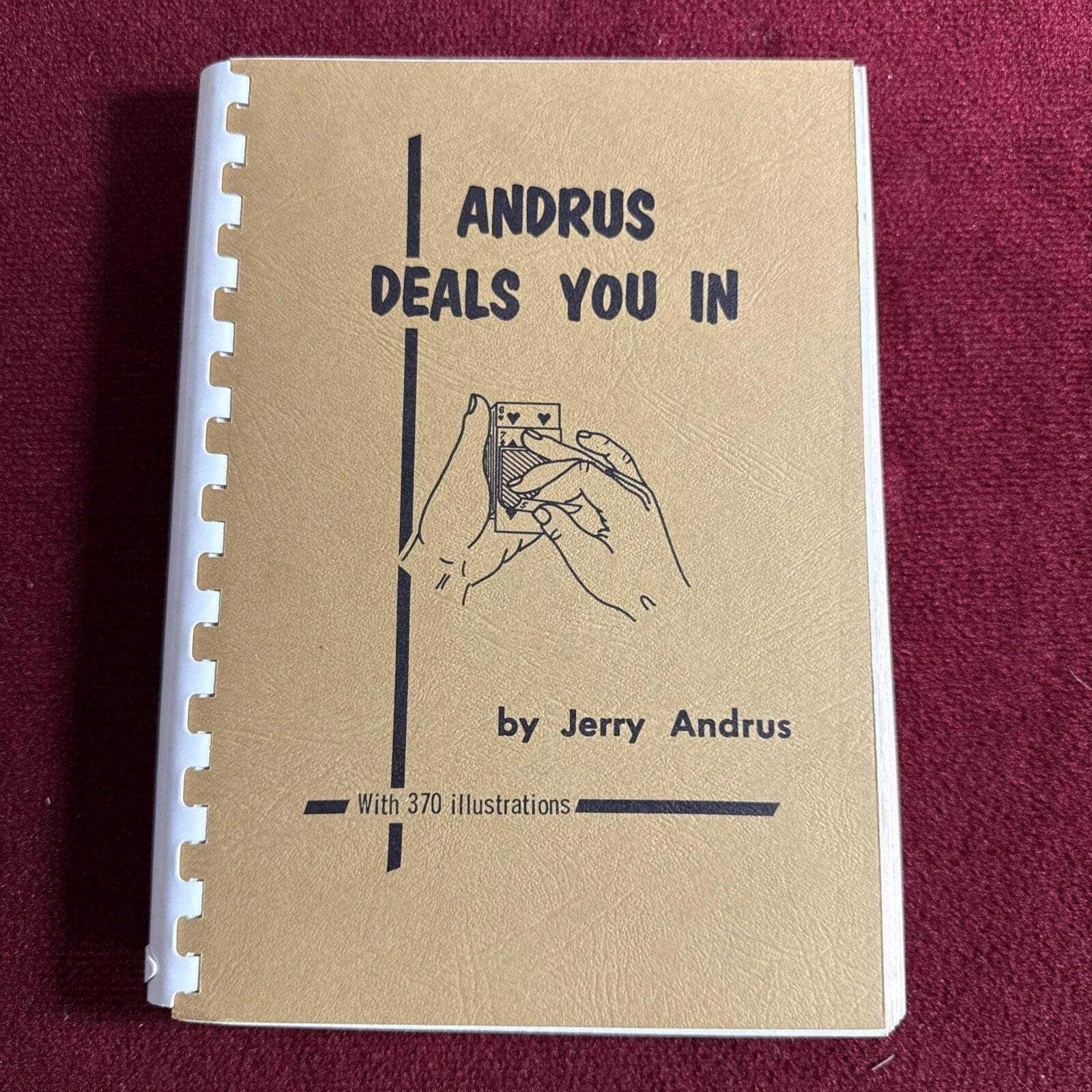 Andrus Deals You In by Jerry Andrus SIGNED 1978 ESTATE