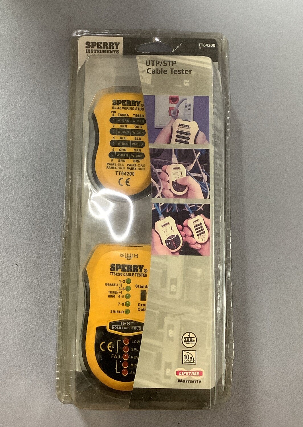 Sperry Instruments TT64200 UTP/STP Cable Tester (b484)