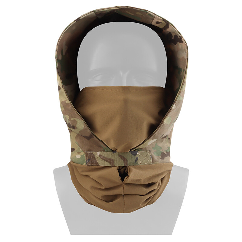 WoSporT Tactical Half Face Mask Cordura Camo Balaclava Outdoor Hood Hunting Camo