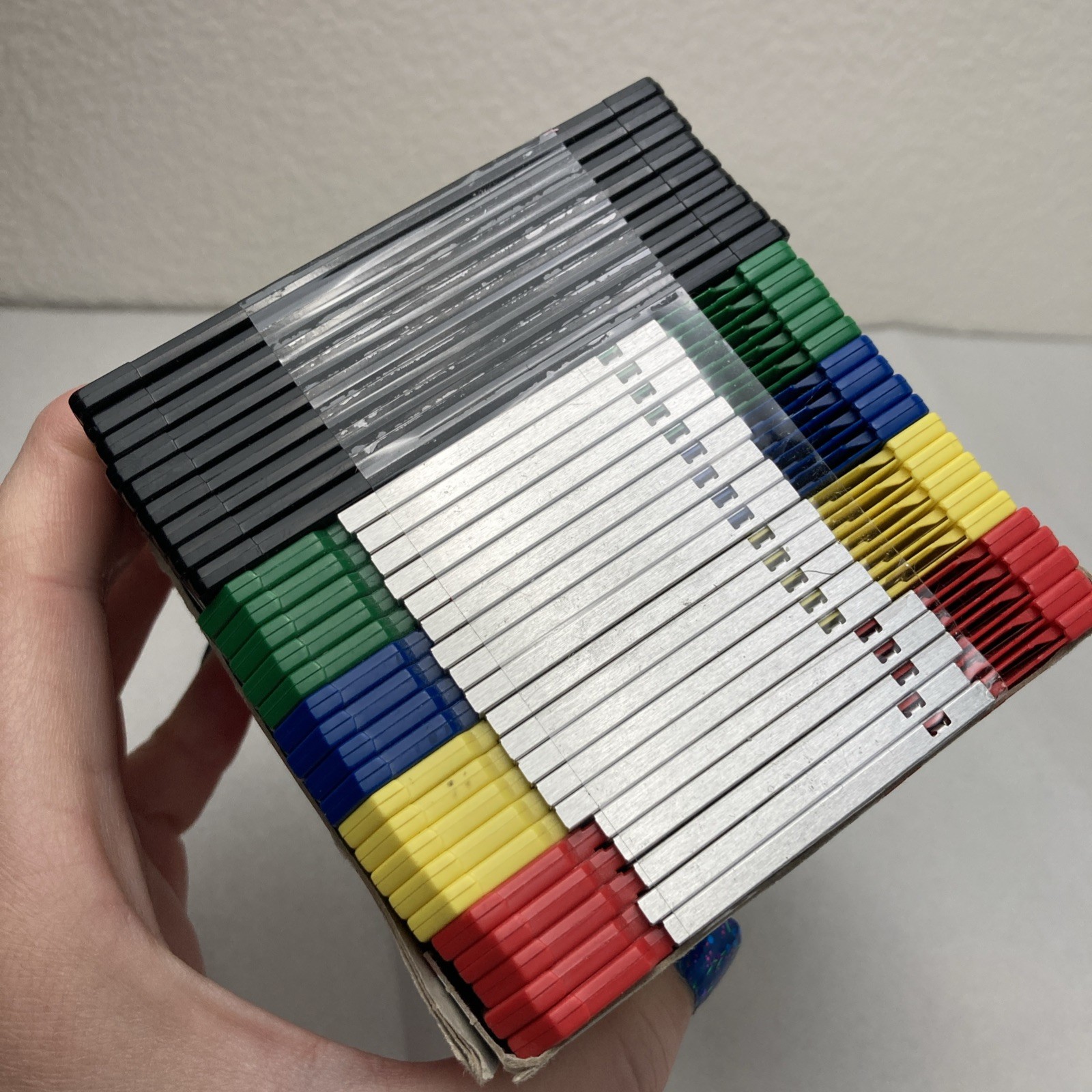 Open Pack 28 Imation Rainbow Floppy Diskettes IBM Formatted 1.44 MB 2HD