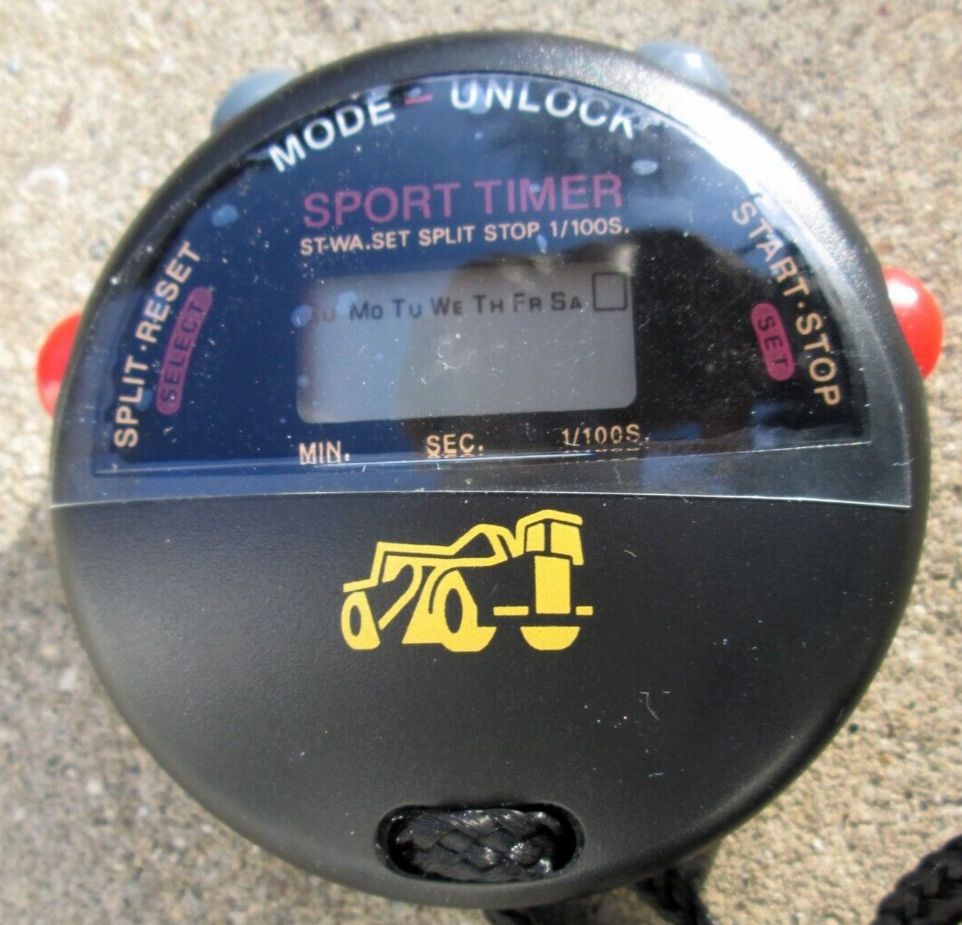 Caterpillar Earthmover Employee Gift Stopwatch Not Working but New