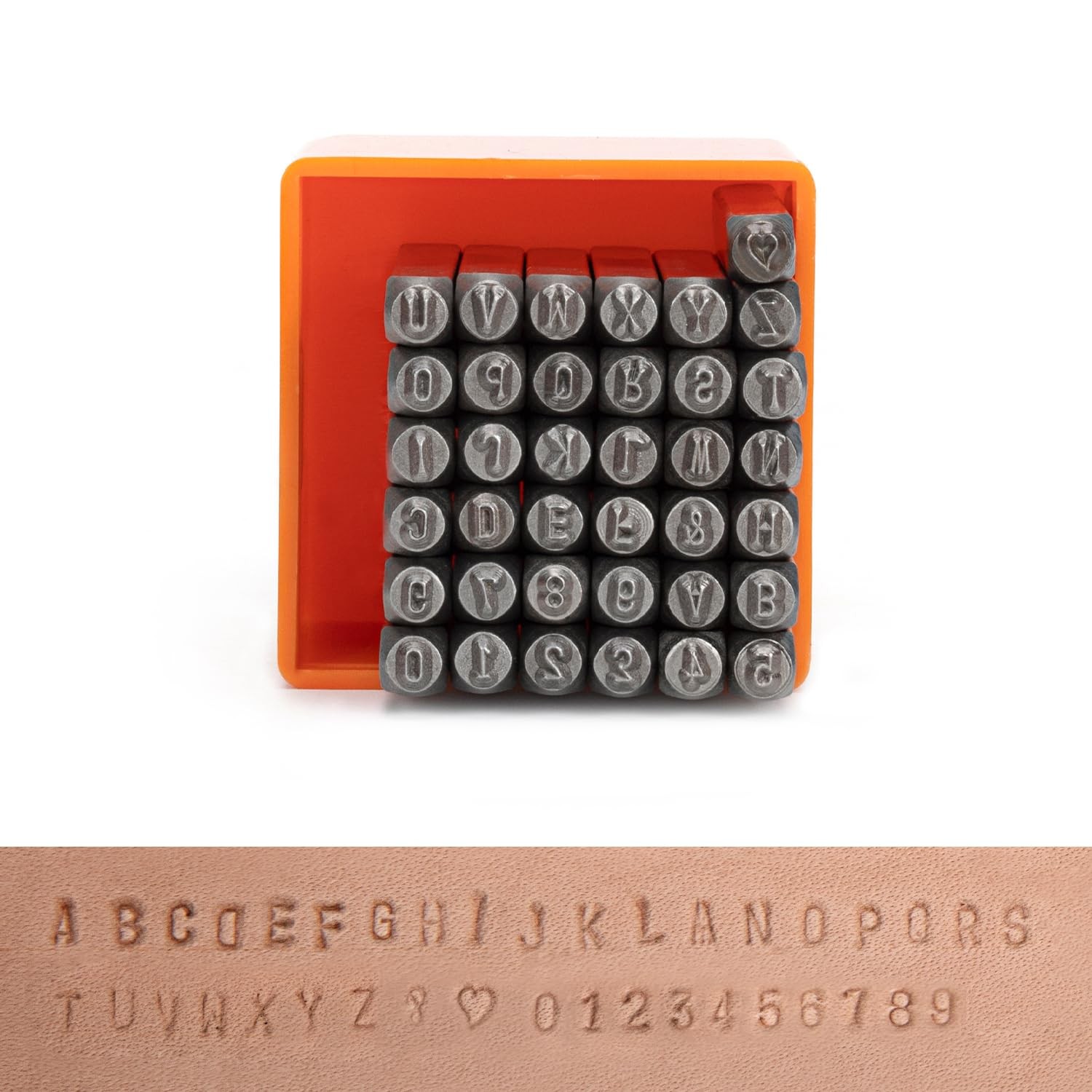 Metal Stamping kit, 37pcs 1/8" (3mm) Stamped Steel Letter and Number Punch Je...