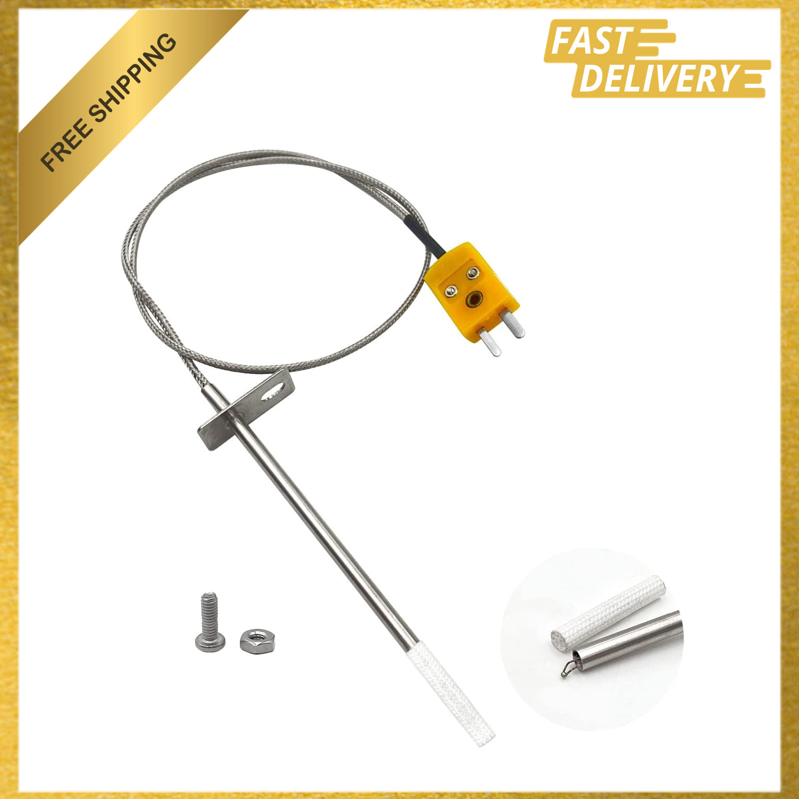 Replacement Temperature Probe Kit for Masterbuilt Gravity Series 560 800 1050 XL