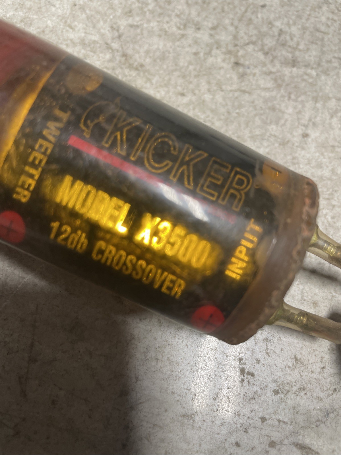 kicker model X3500, 12 db crossover