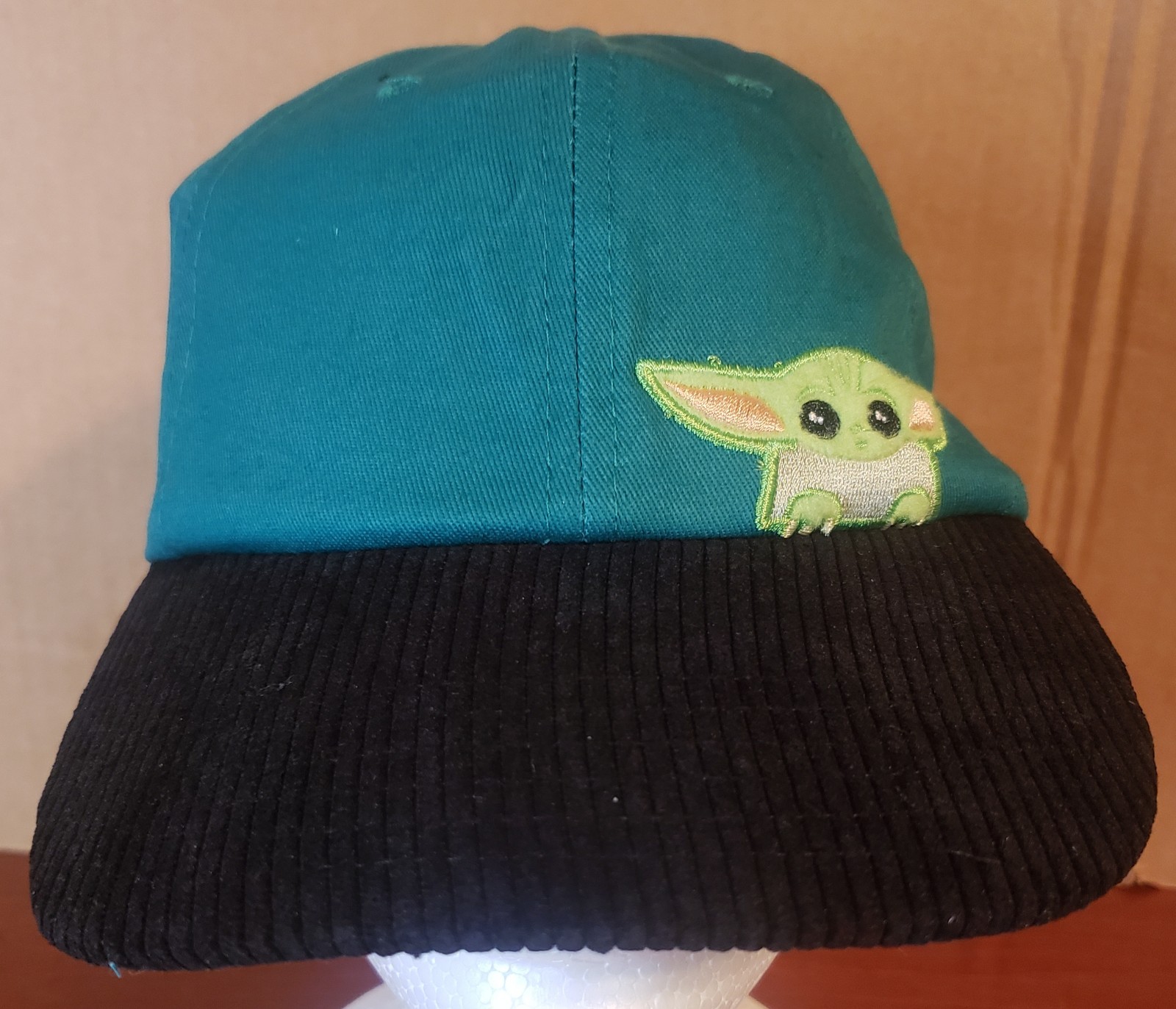 Star Wars The Child Grogu Peeking Adjustable Snapback Dad Hat Multi-Color