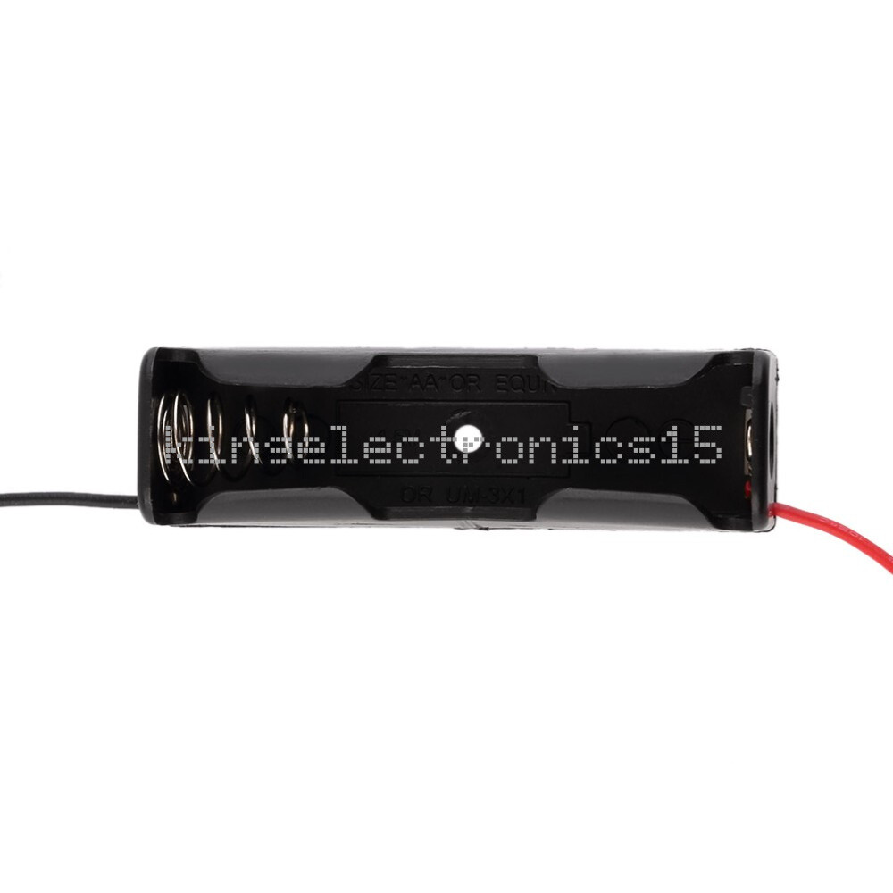 10PCS Plastic Battery Storage Case Box Holder For AA with wire leads
